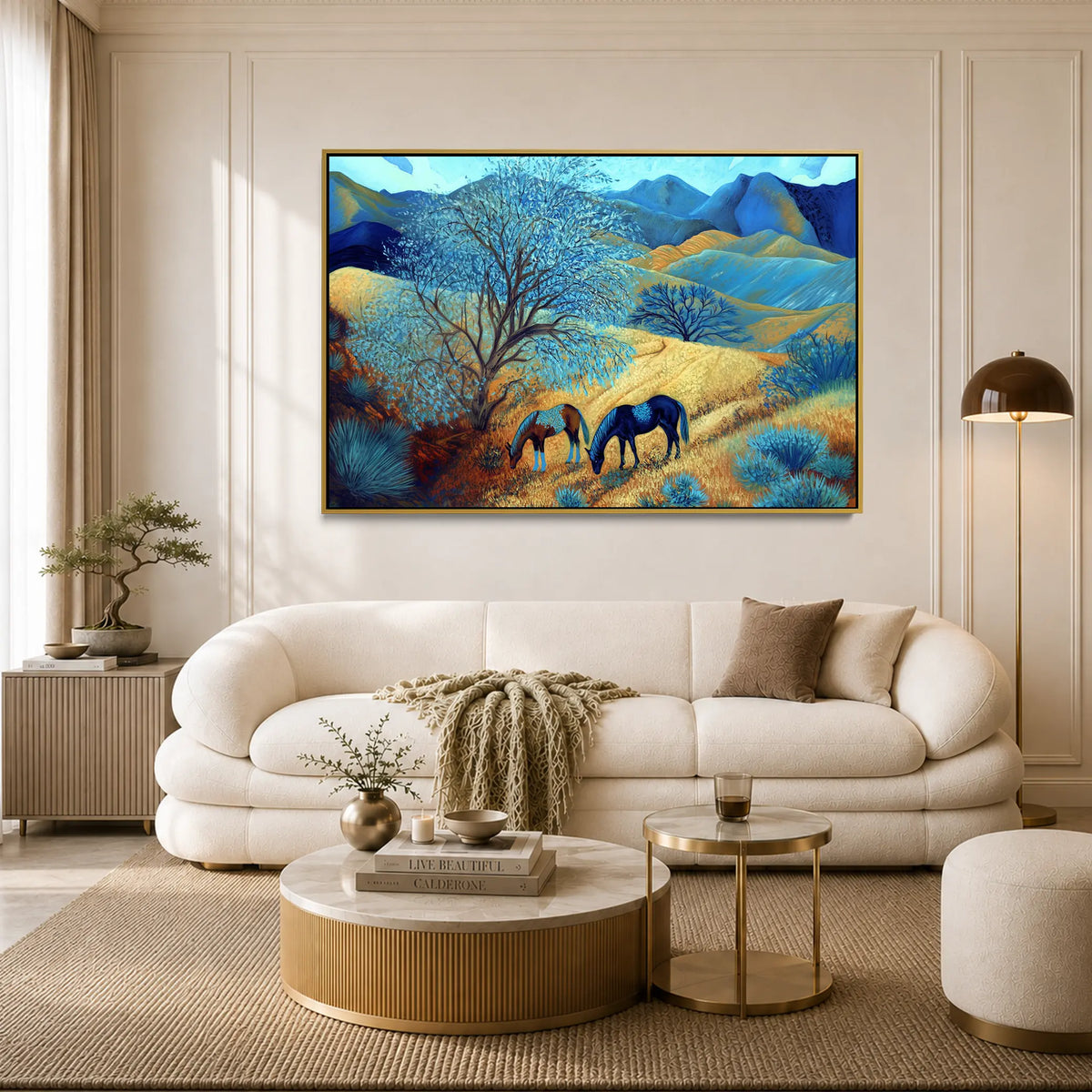 Blue Tree Hillside #UA-H-1969