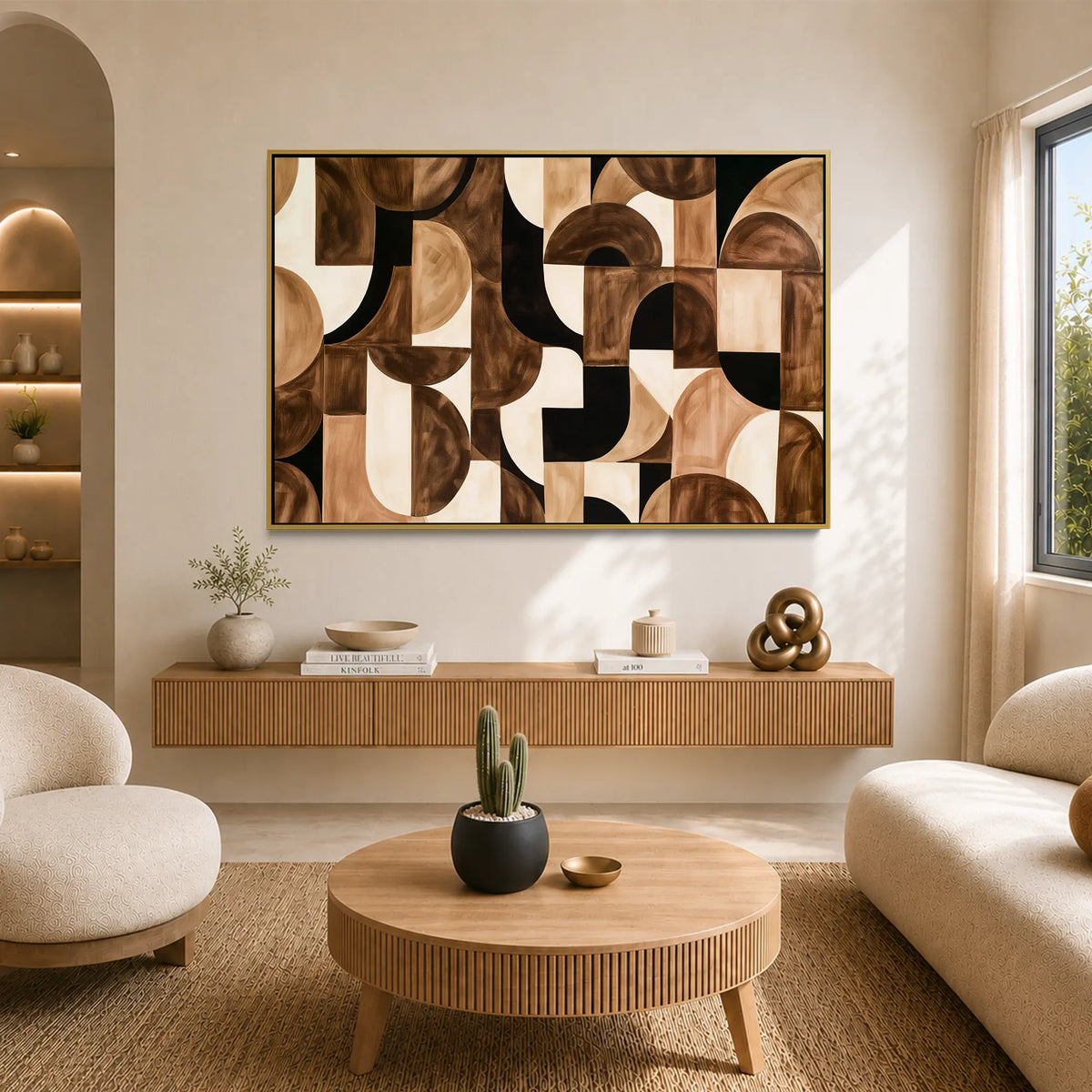 Walnut Geometry #UA-H-2040