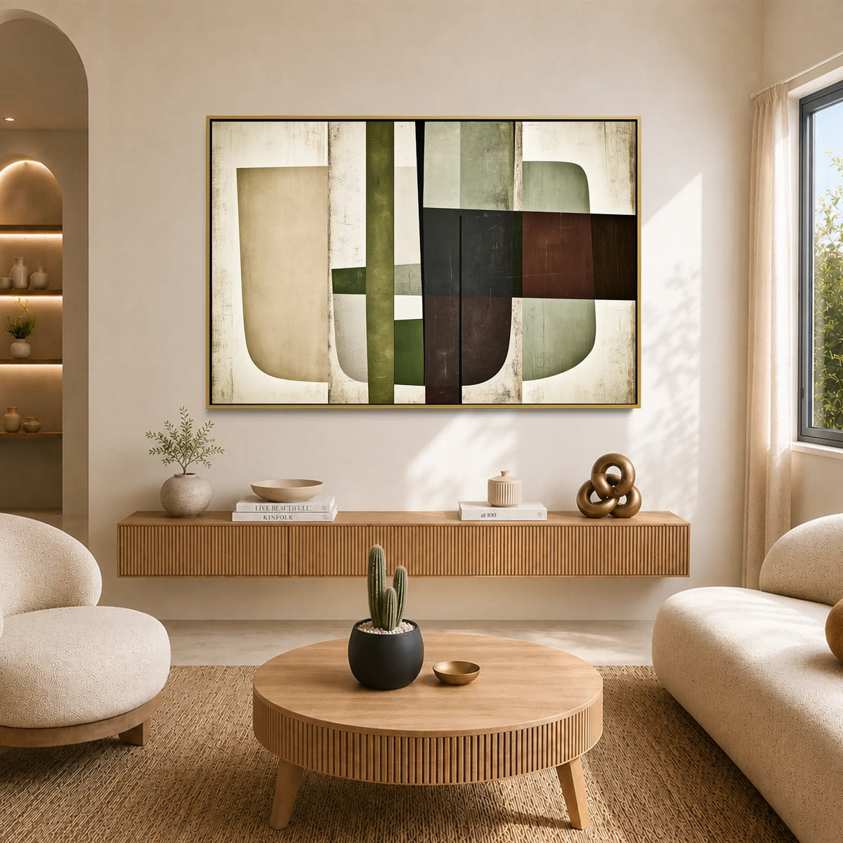 Olive Columns #UA-H-2051