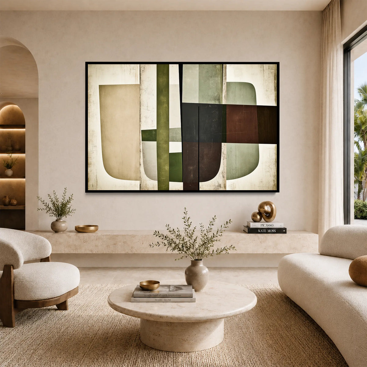 Olive Columns #UA-H-2051