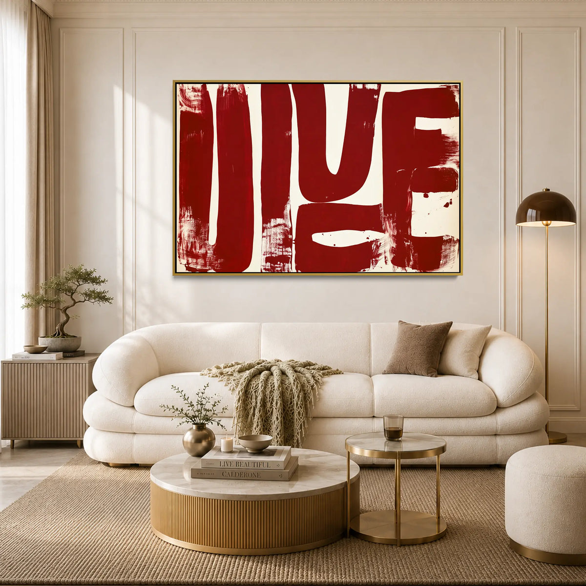 Crimson Strokes #UA-H-2197