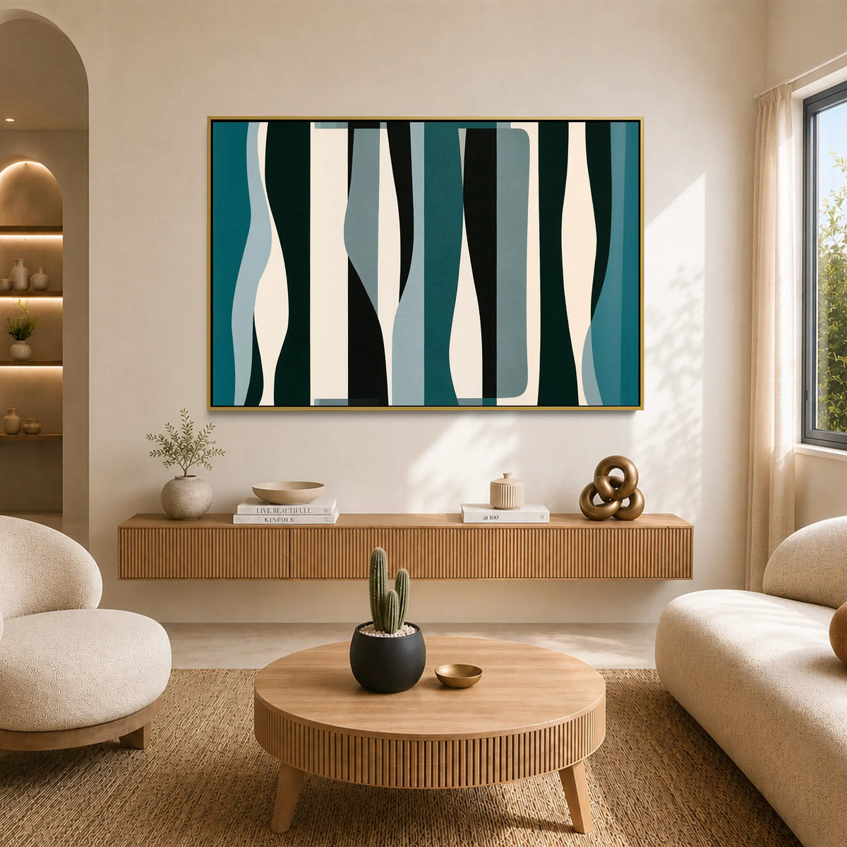 Teal Stripes #UA-H-2273