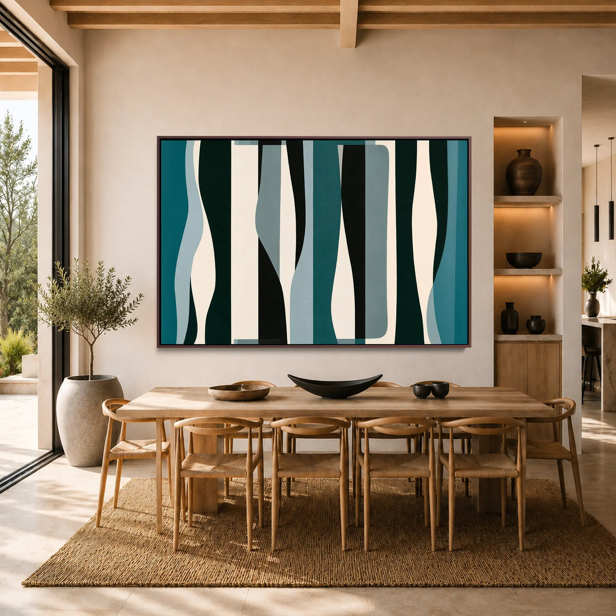 Teal Stripes #UA-H-2273