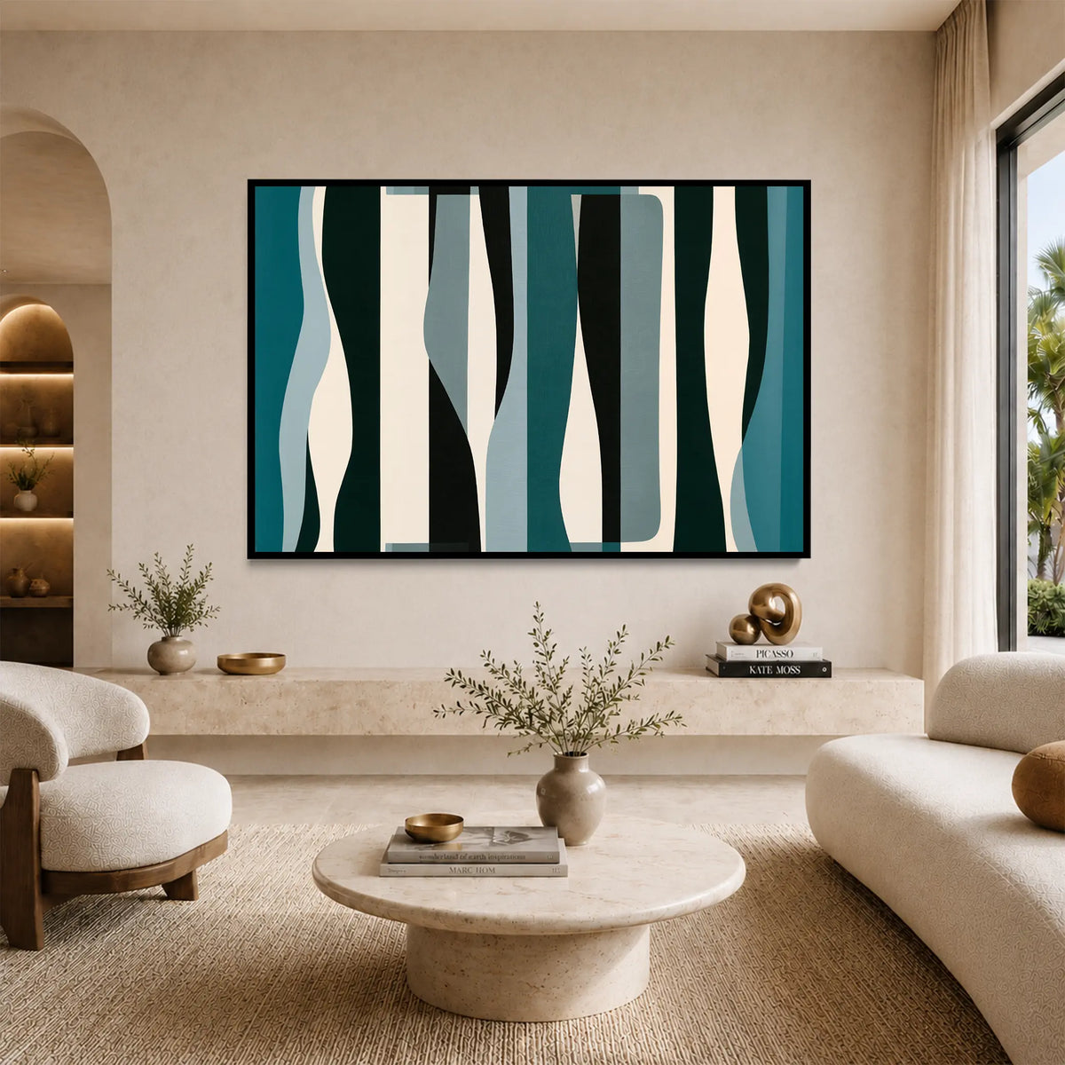 Teal Stripes #UA-H-2273