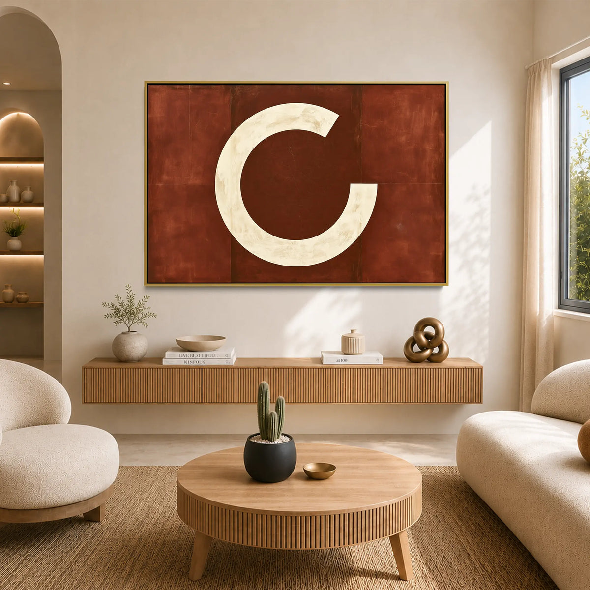 Cream Crescent #UA-H-2357