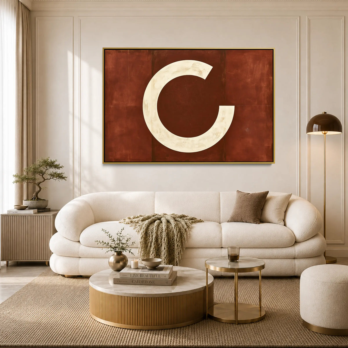 Cream Crescent #UA-H-2357