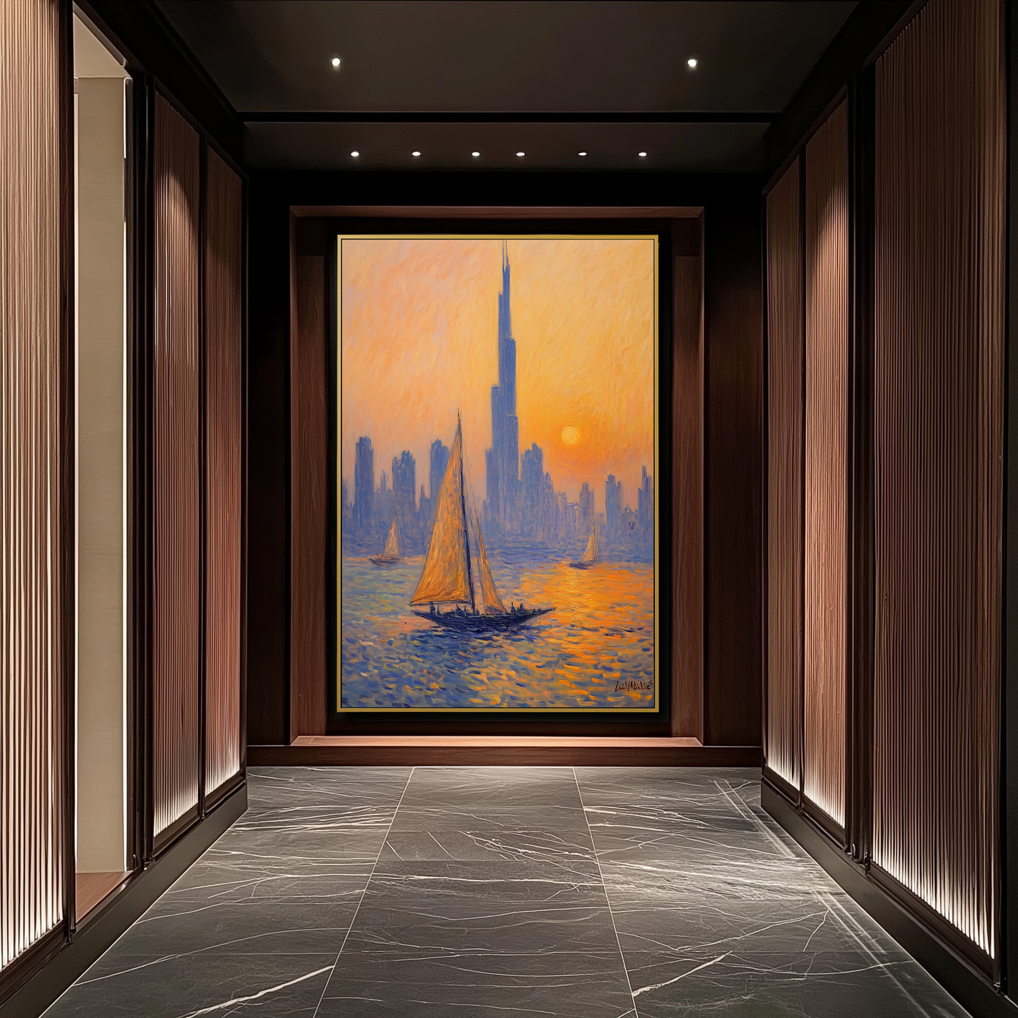 SAILS AT SUNSET #UA-91