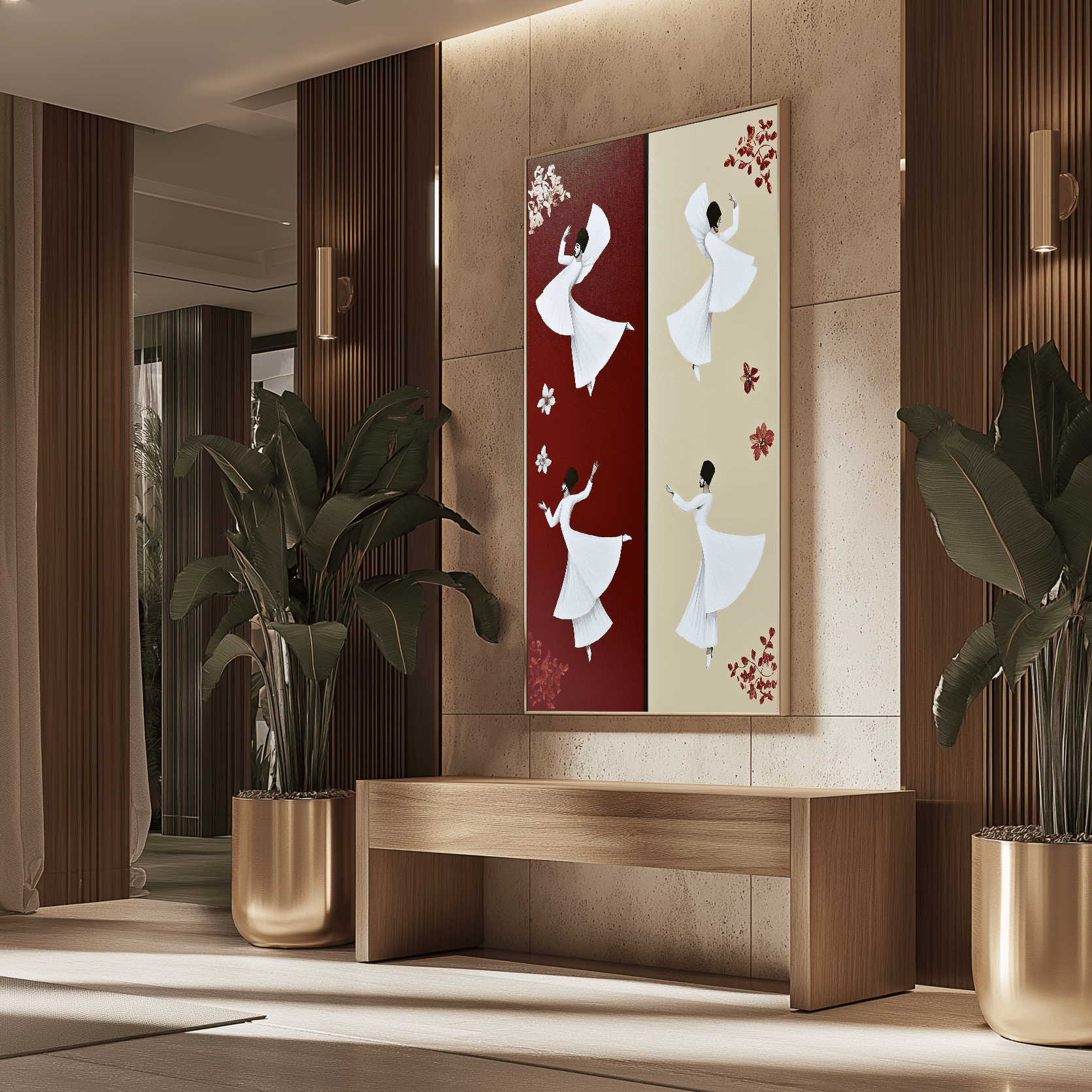 Between Petals and Prayer UA - 1273 - Unique Aesthetics