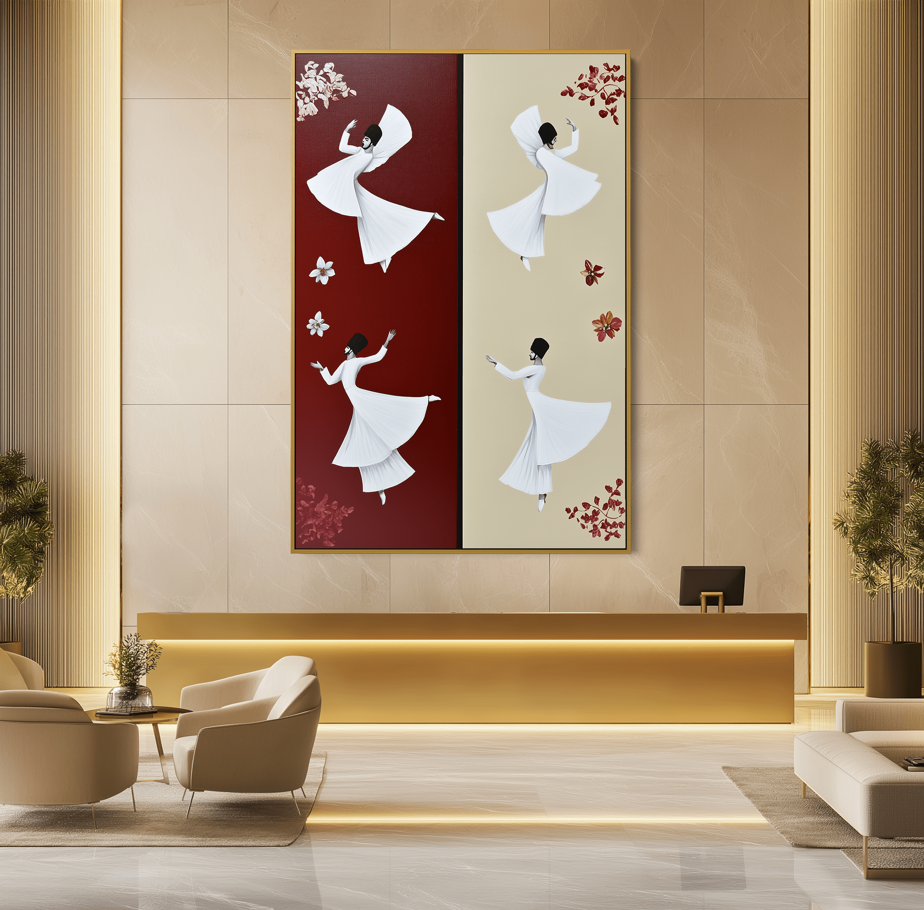 Between Petals and Prayer UA - 1273 - Unique Aesthetics