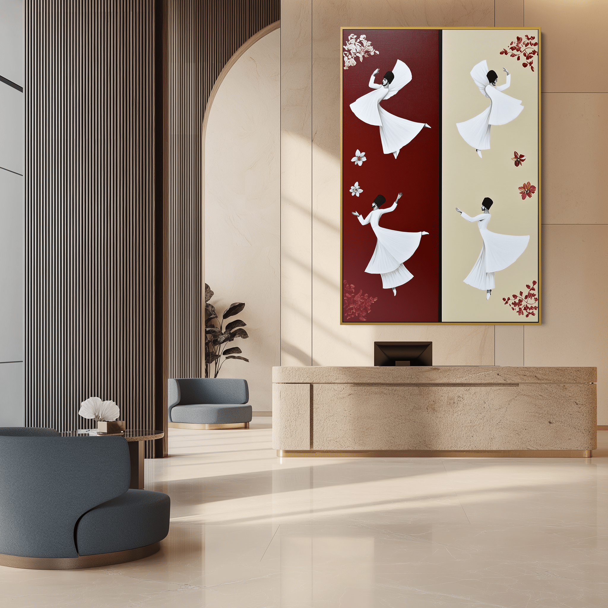 Between Petals and Prayer UA - 1273 - Unique Aesthetics