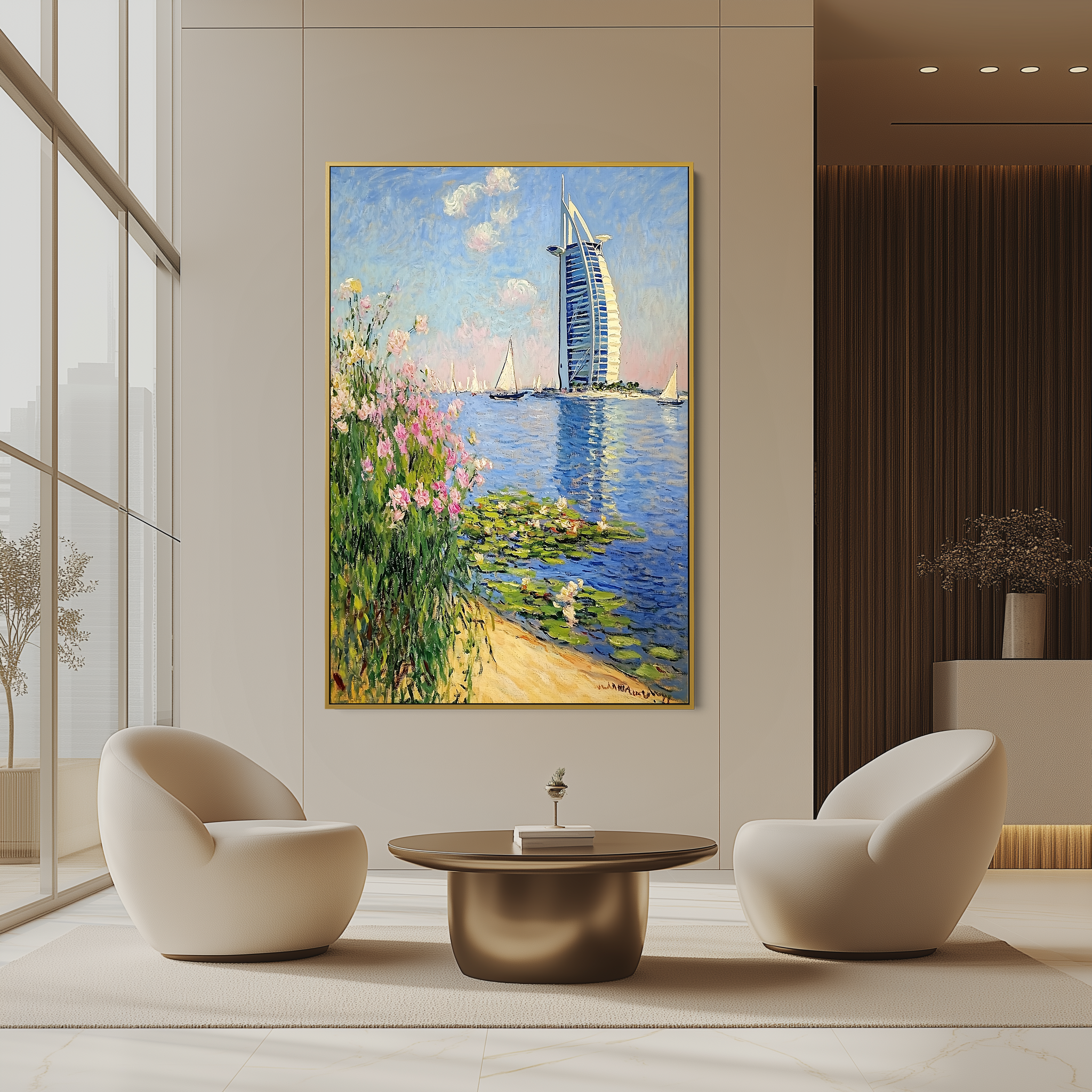 Blossoms & Burj UA - 97 - Unique Aesthetics