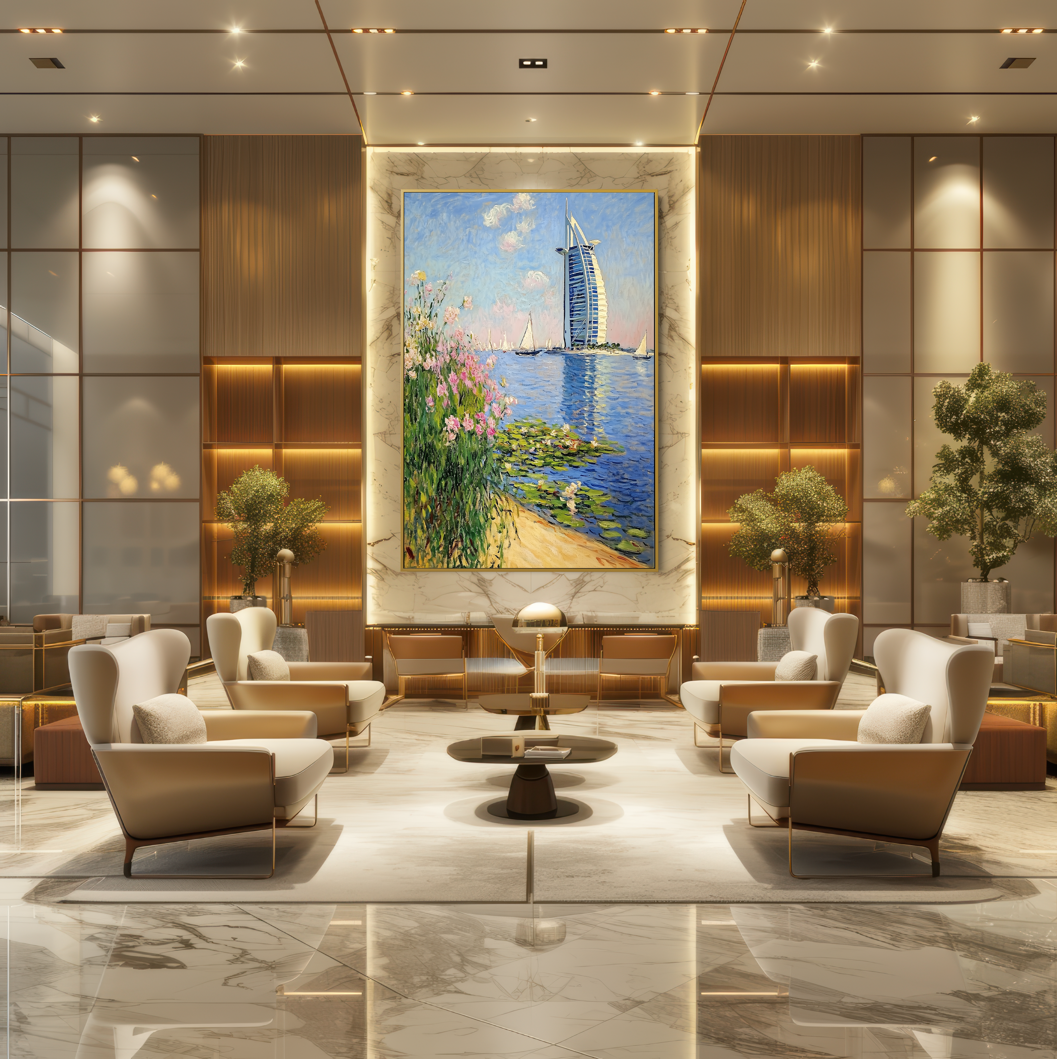 Blossoms & Burj UA - 97 - Unique Aesthetics