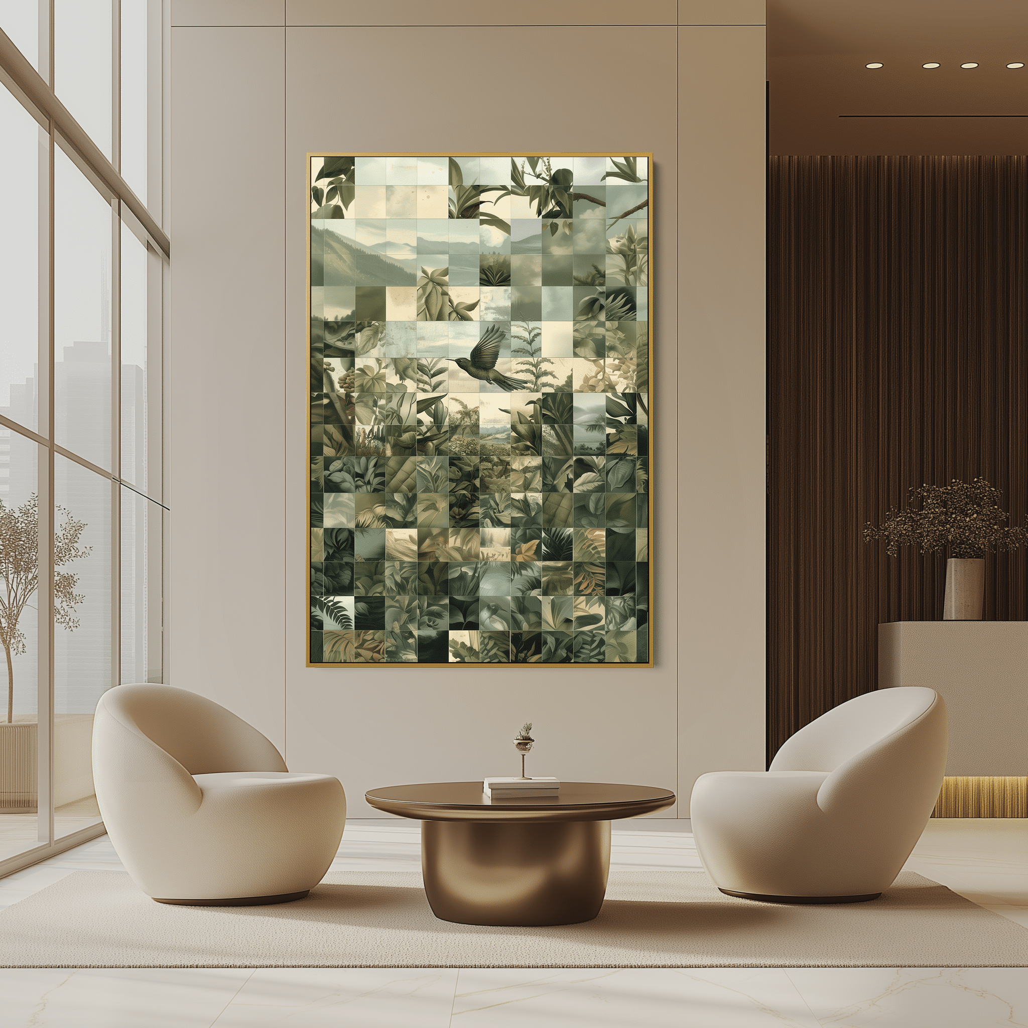 Botanical Memory Grid UA - 1011 - Unique Aesthetics