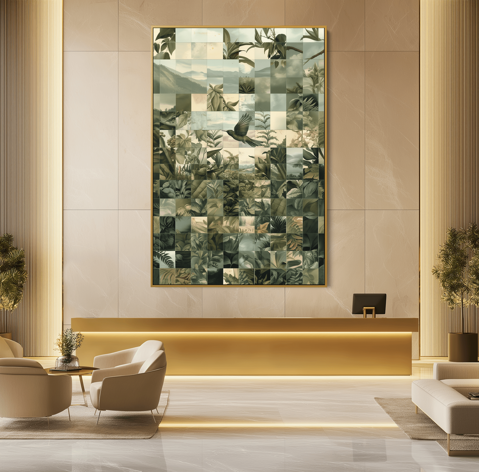 Botanical Memory Grid UA - 1011 - Unique Aesthetics