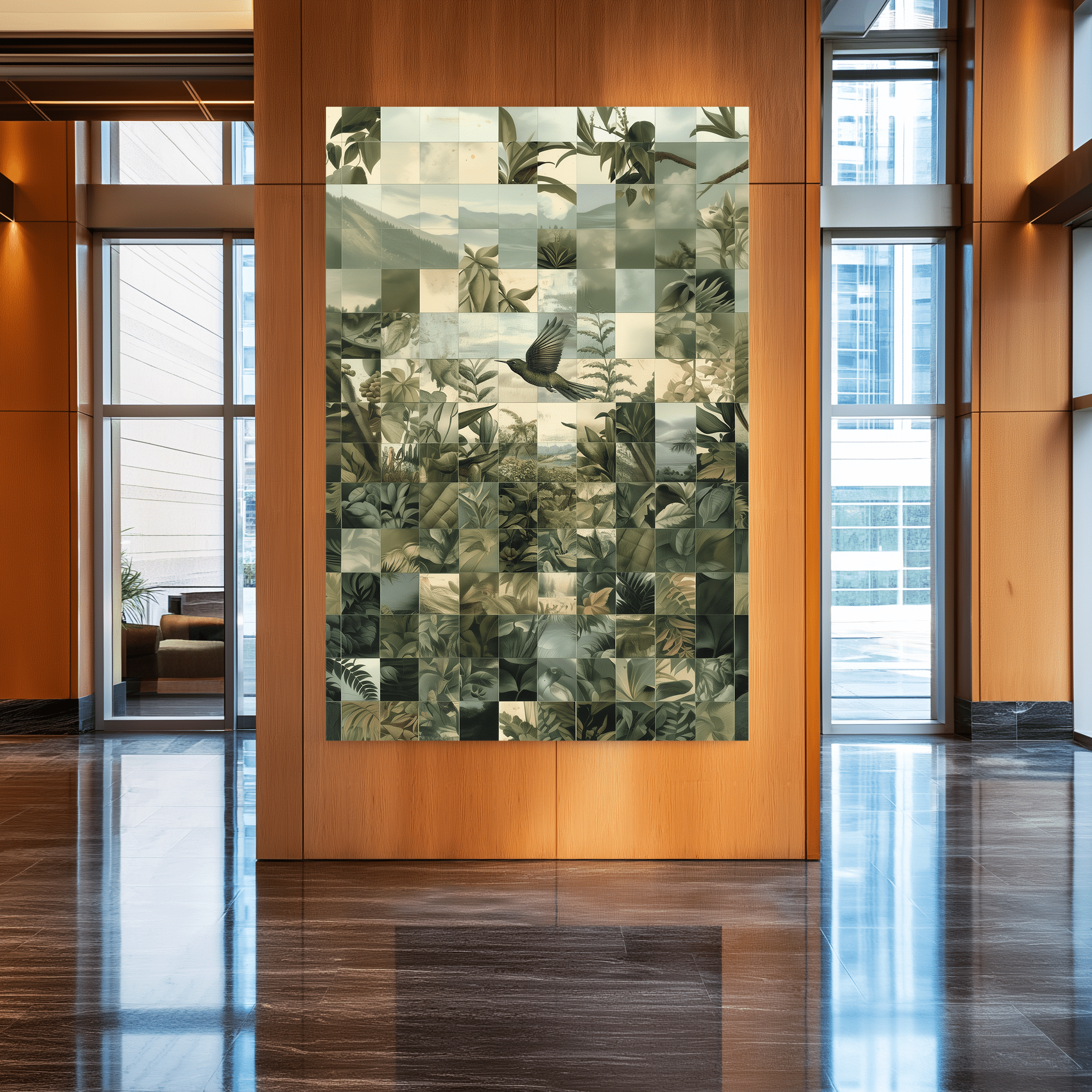 Botanical Memory Grid UA - 1011 - Unique Aesthetics