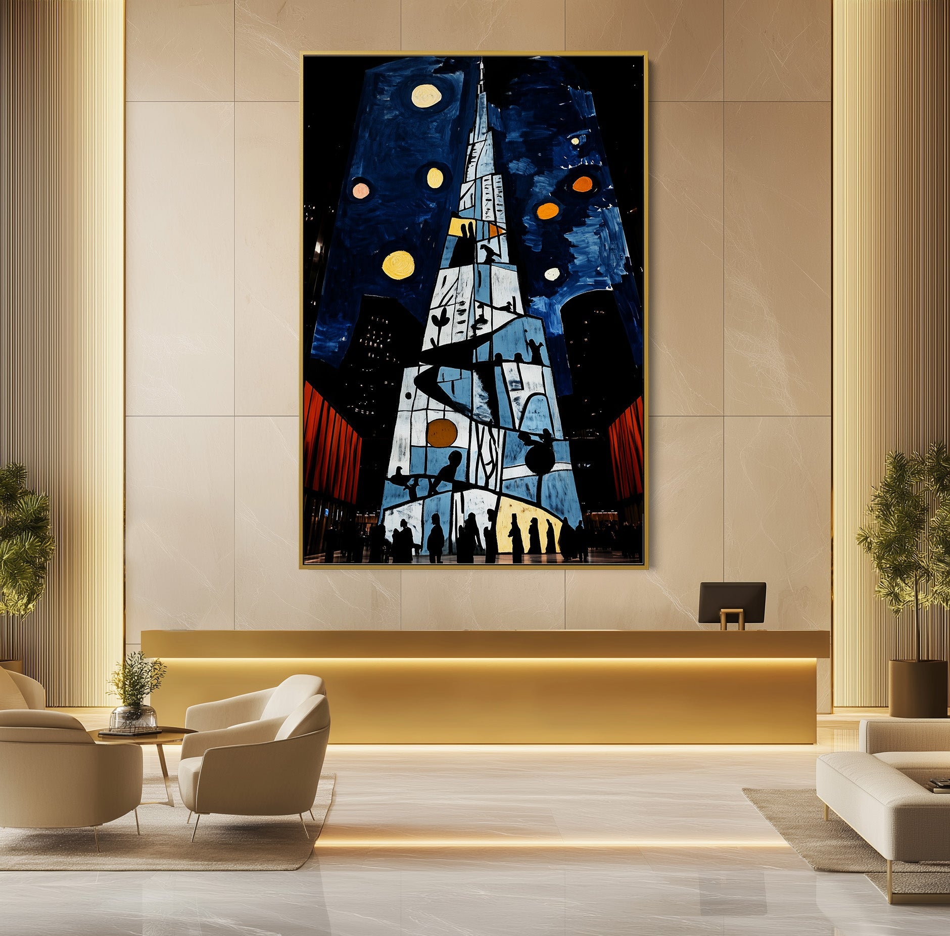 Burj Under Moons UA - 839 - Unique Aesthetics