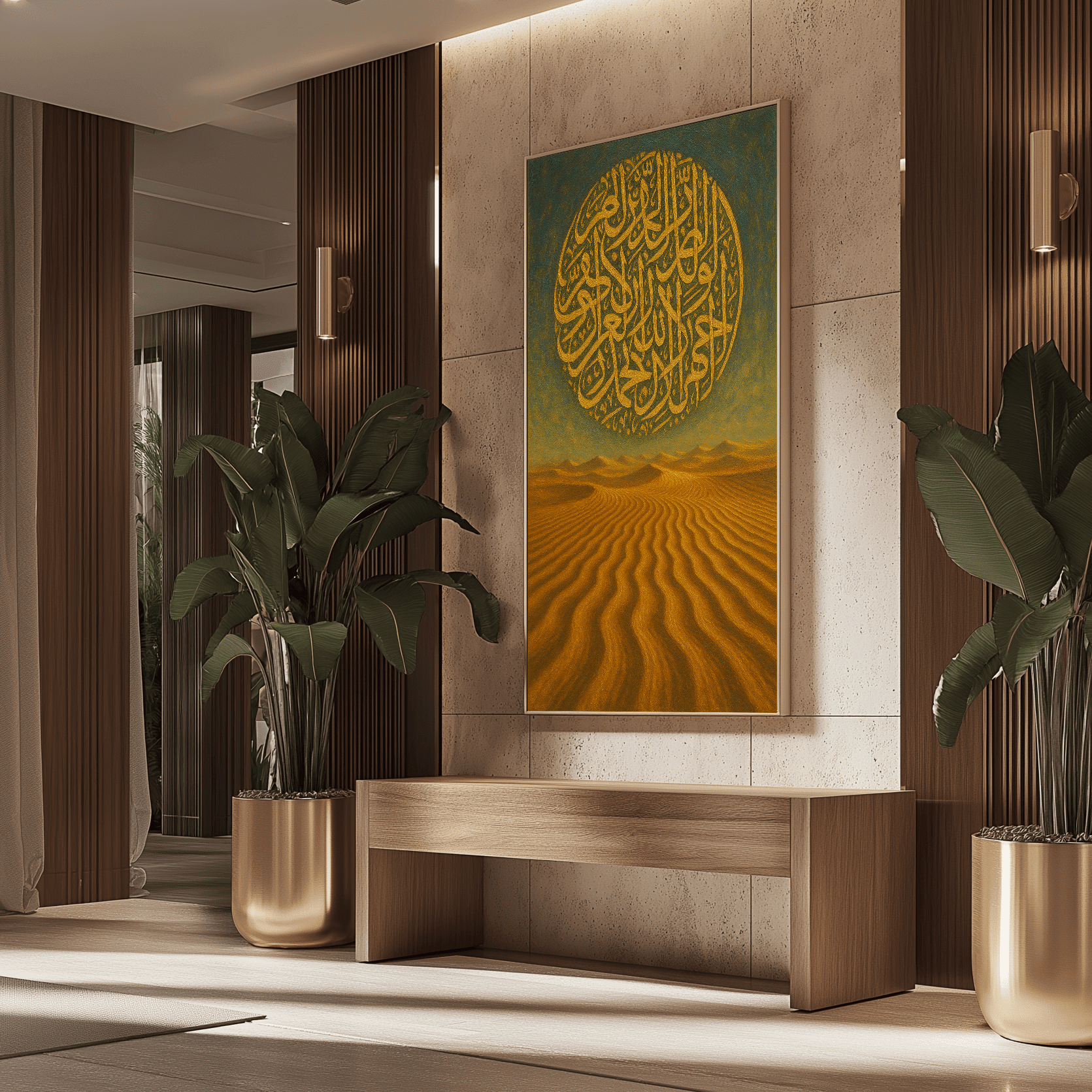 Calligraphy of the Dunes UA - 1458 - Unique Aesthetics