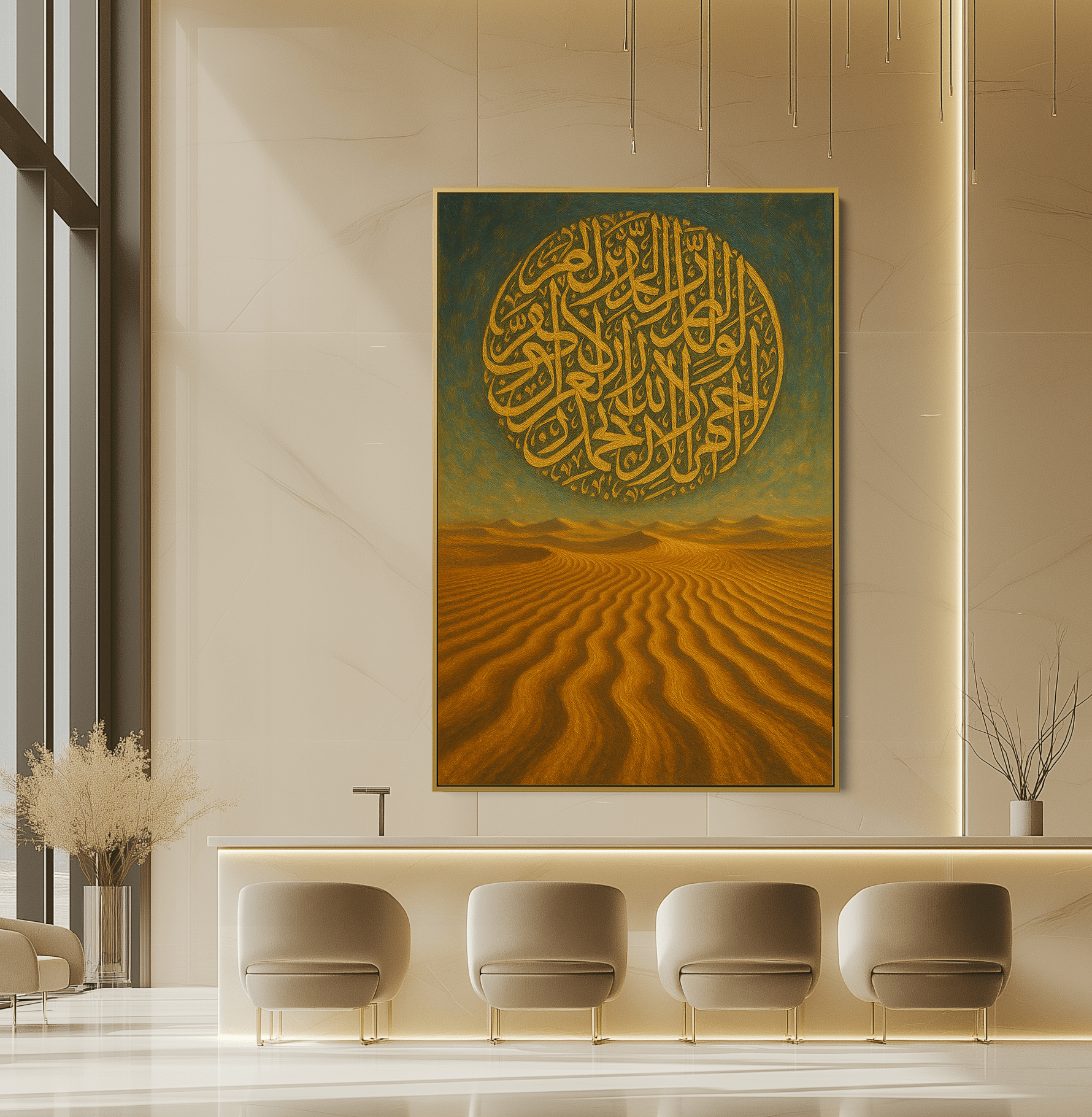 Calligraphy of the Dunes UA - 1458 - Unique Aesthetics