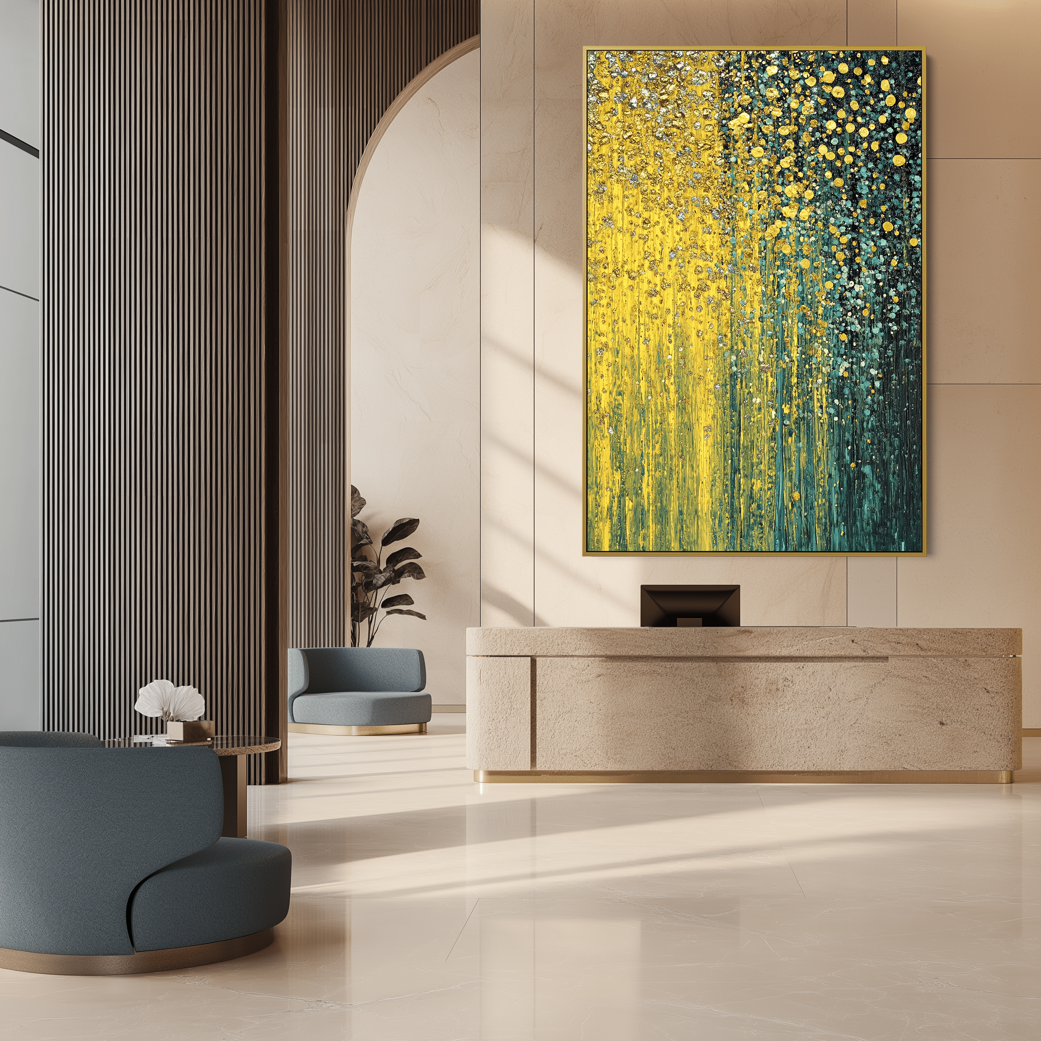 Cascade of Gold UA - 702 - Unique Aesthetics