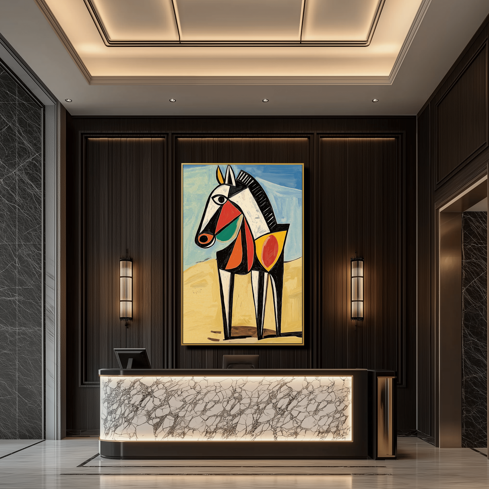 CUBIST STALLION UA - 131 - Unique Aesthetics