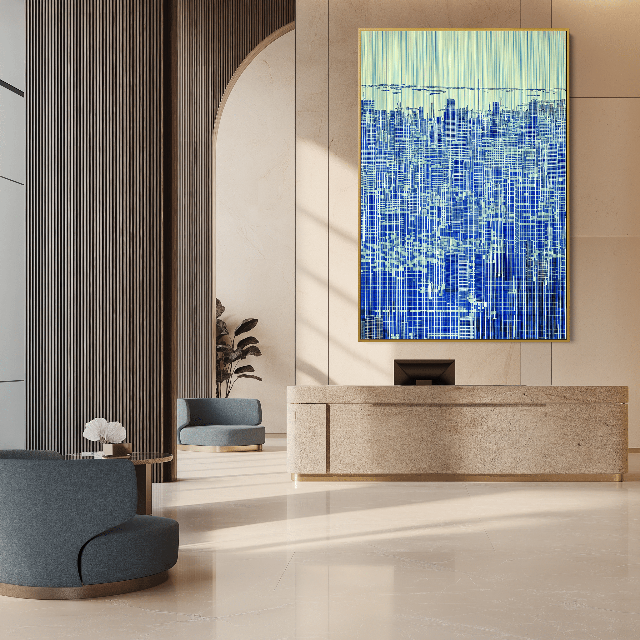 Glitch in the Skyline UA - 1364 - Unique Aesthetics