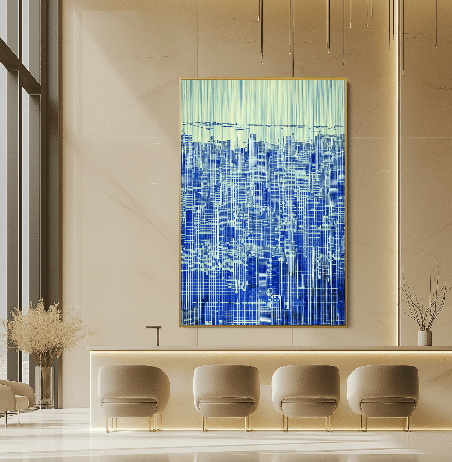 Glitch in the Skyline UA - 1364 - Unique Aesthetics