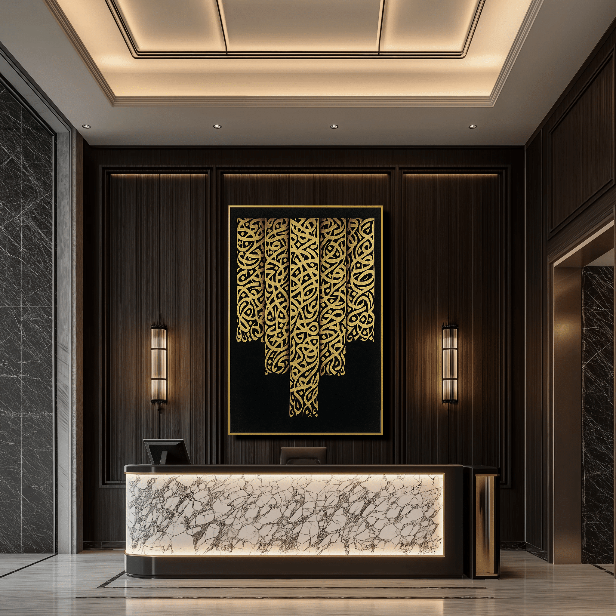 Golden Drapes UA - 1451 - Unique Aesthetics