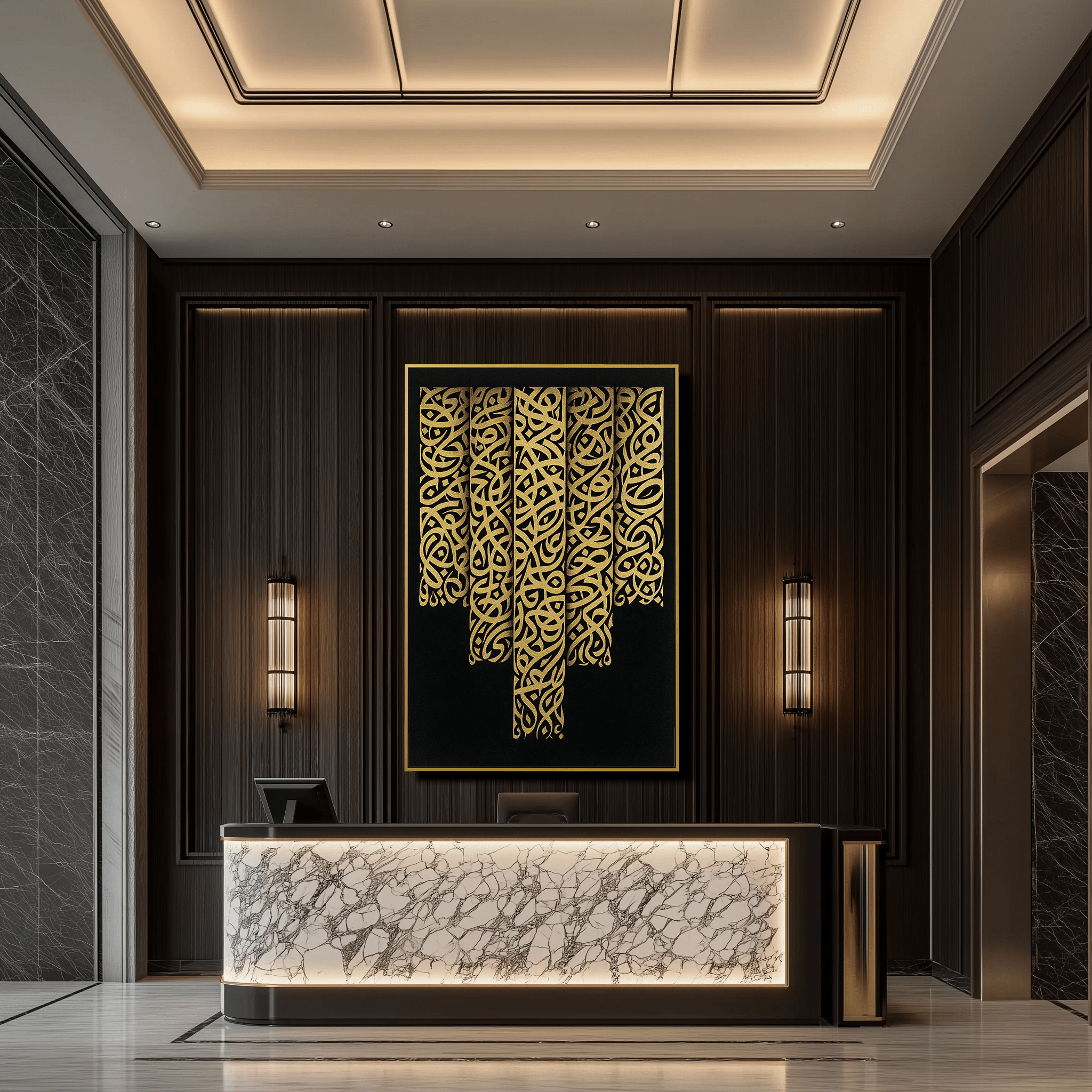 Golden Drapes UA - 1451 - Unique Aesthetics