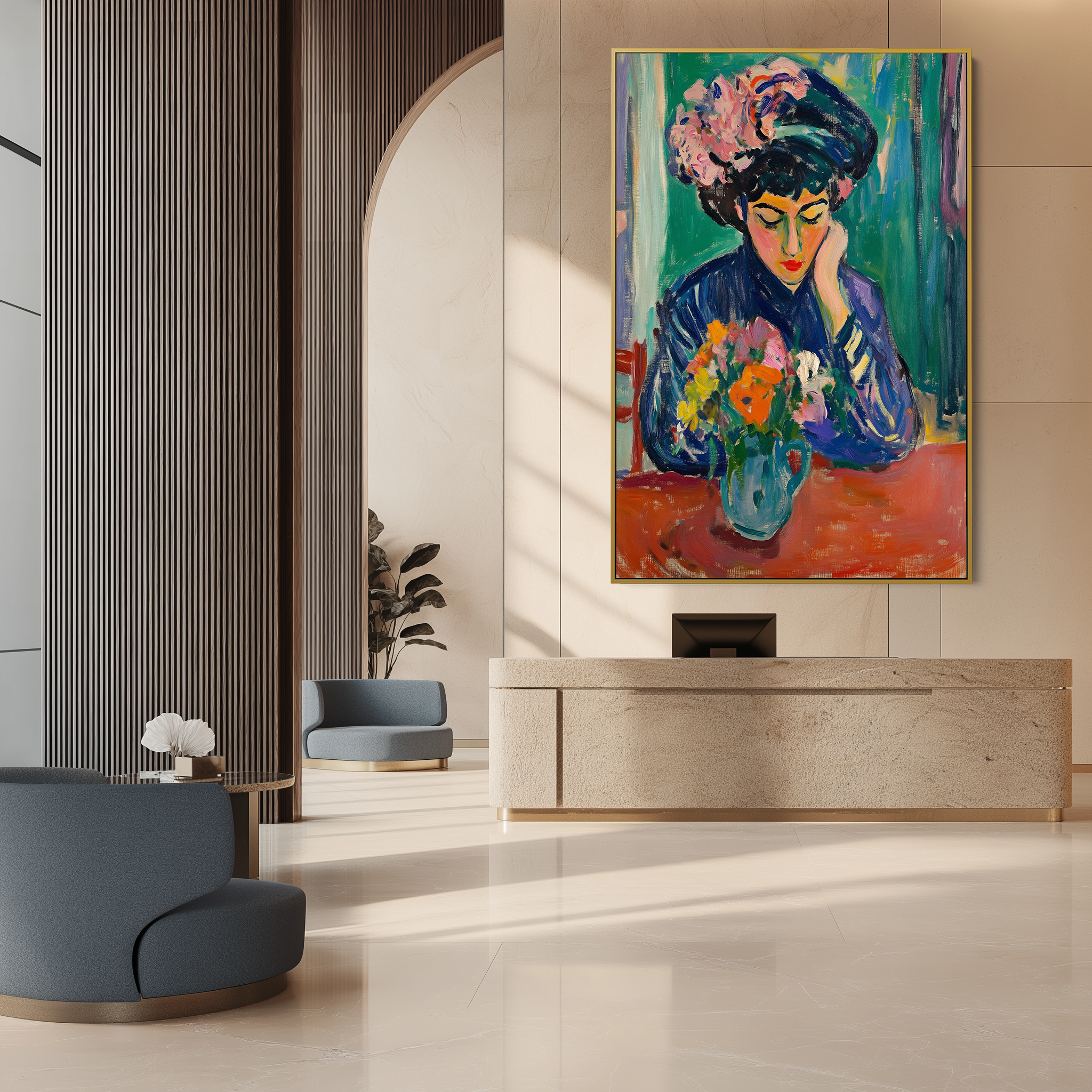 Reflections in Blue #UA-278