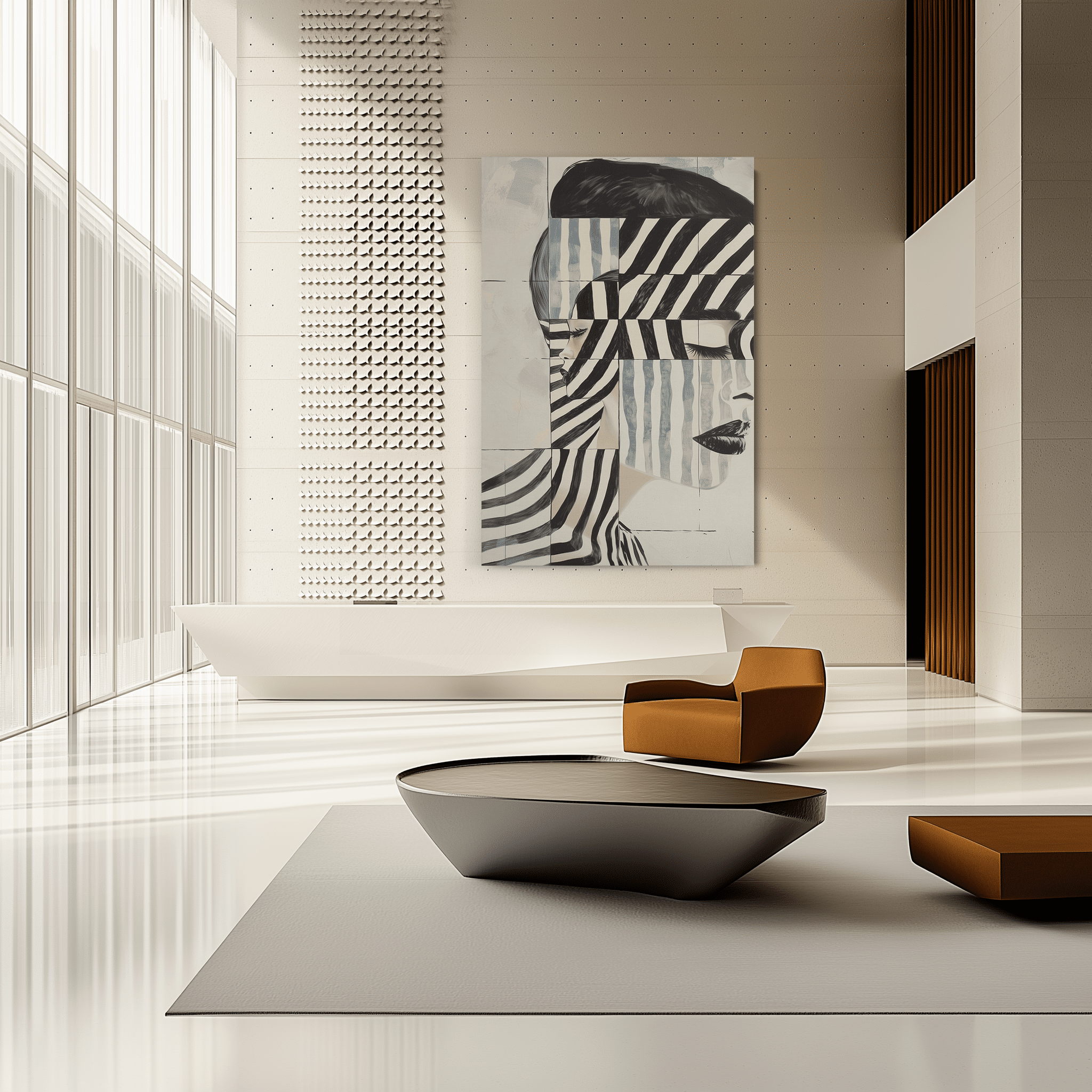 Moiré Face UA - 1058 - Unique Aesthetics