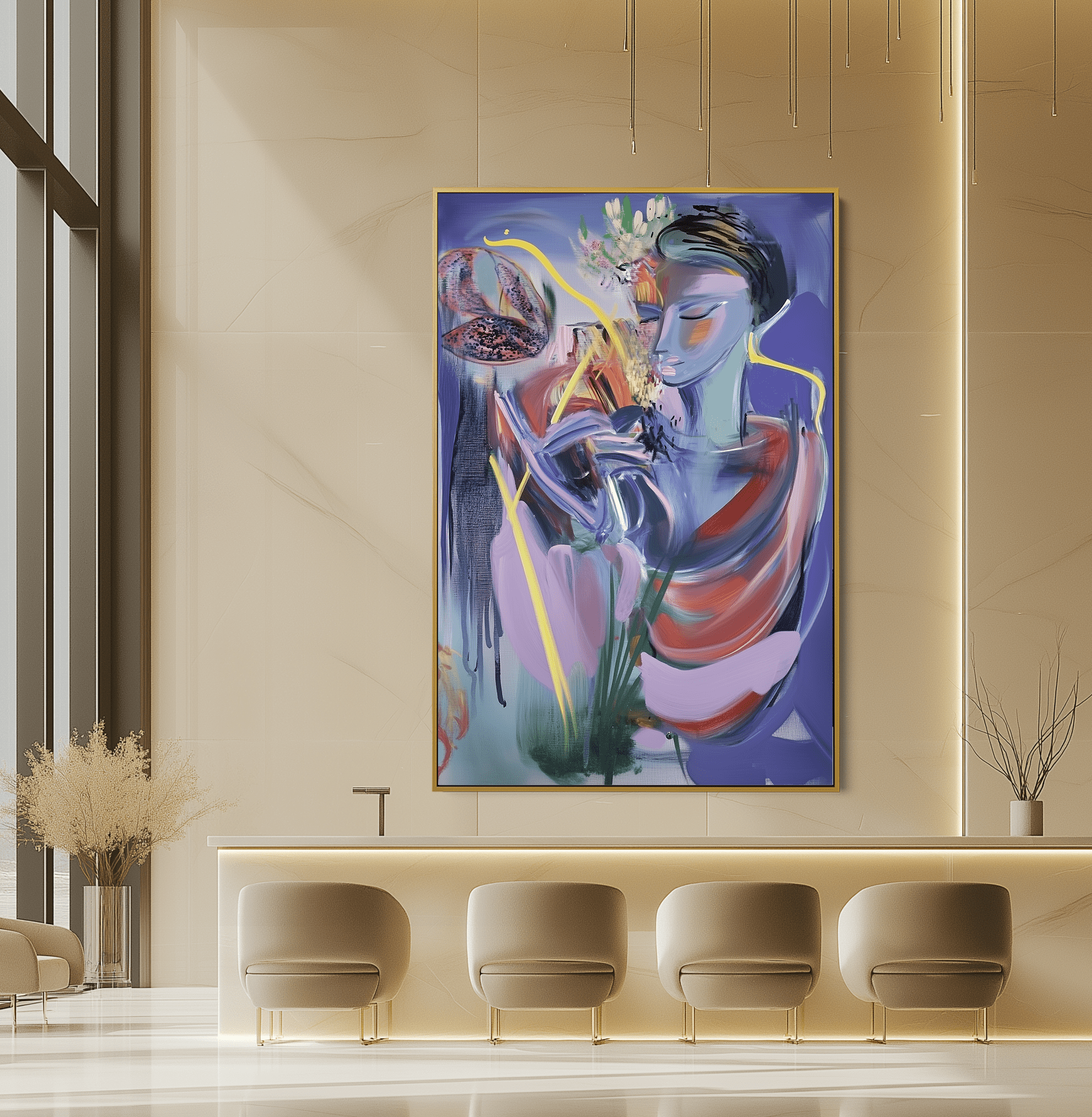 Painted in Quiet Flame UA - 1384 - Unique Aesthetics