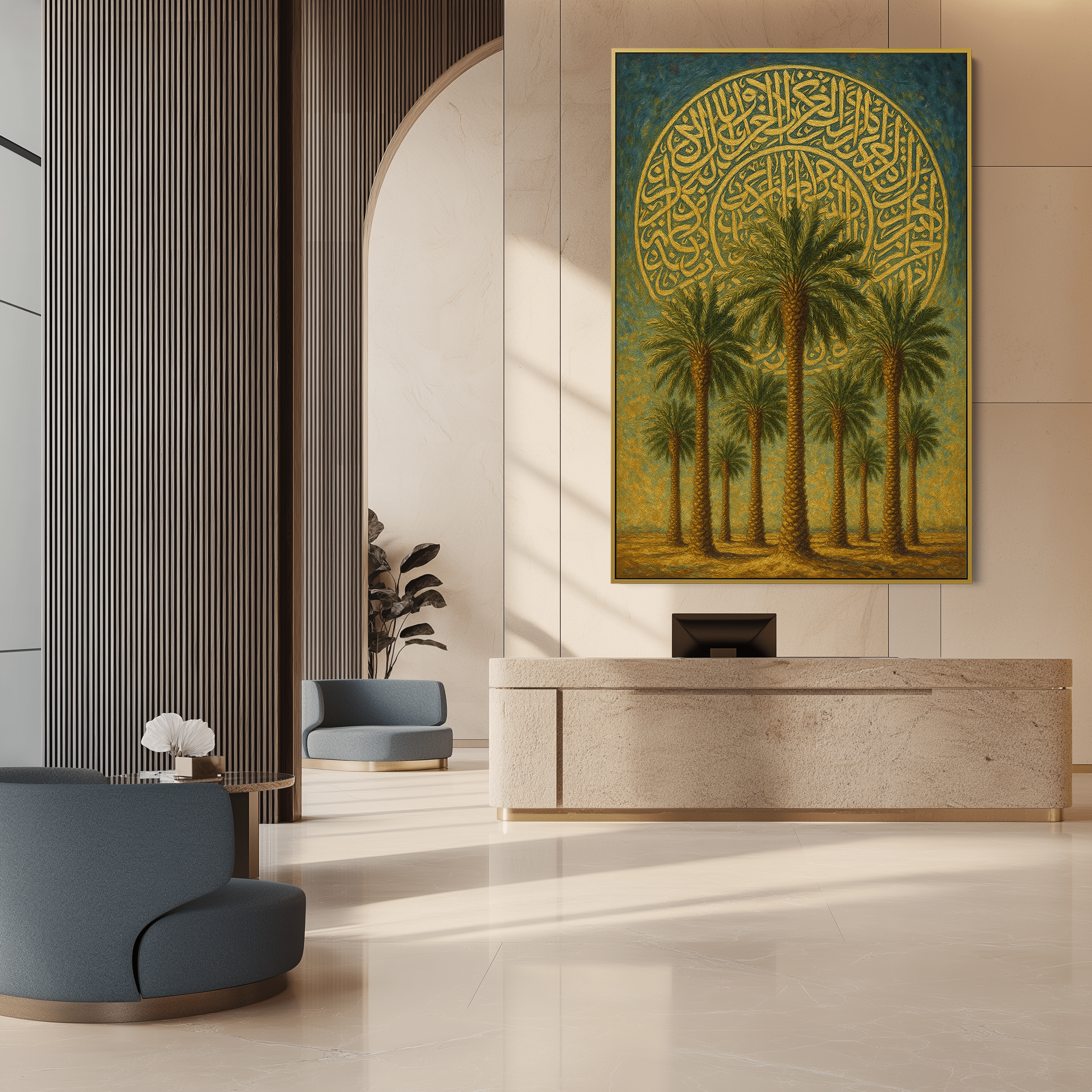 Palm Halo UA - 1457 - Unique Aesthetics