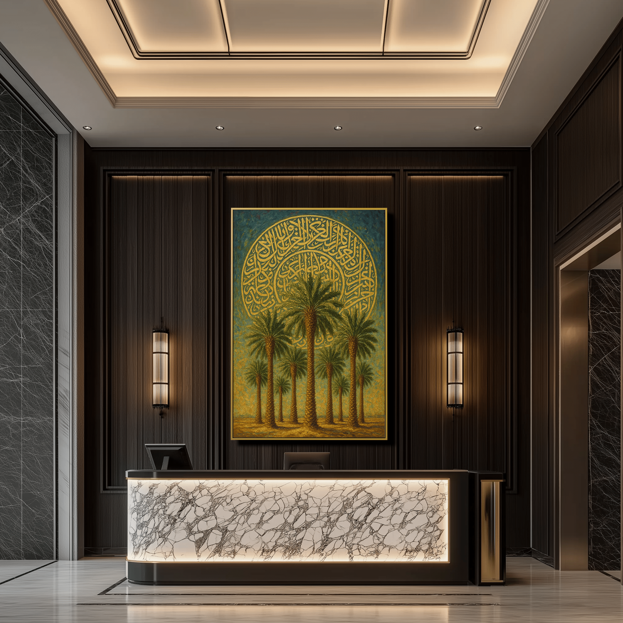 Palm Halo UA - 1457 - Unique Aesthetics