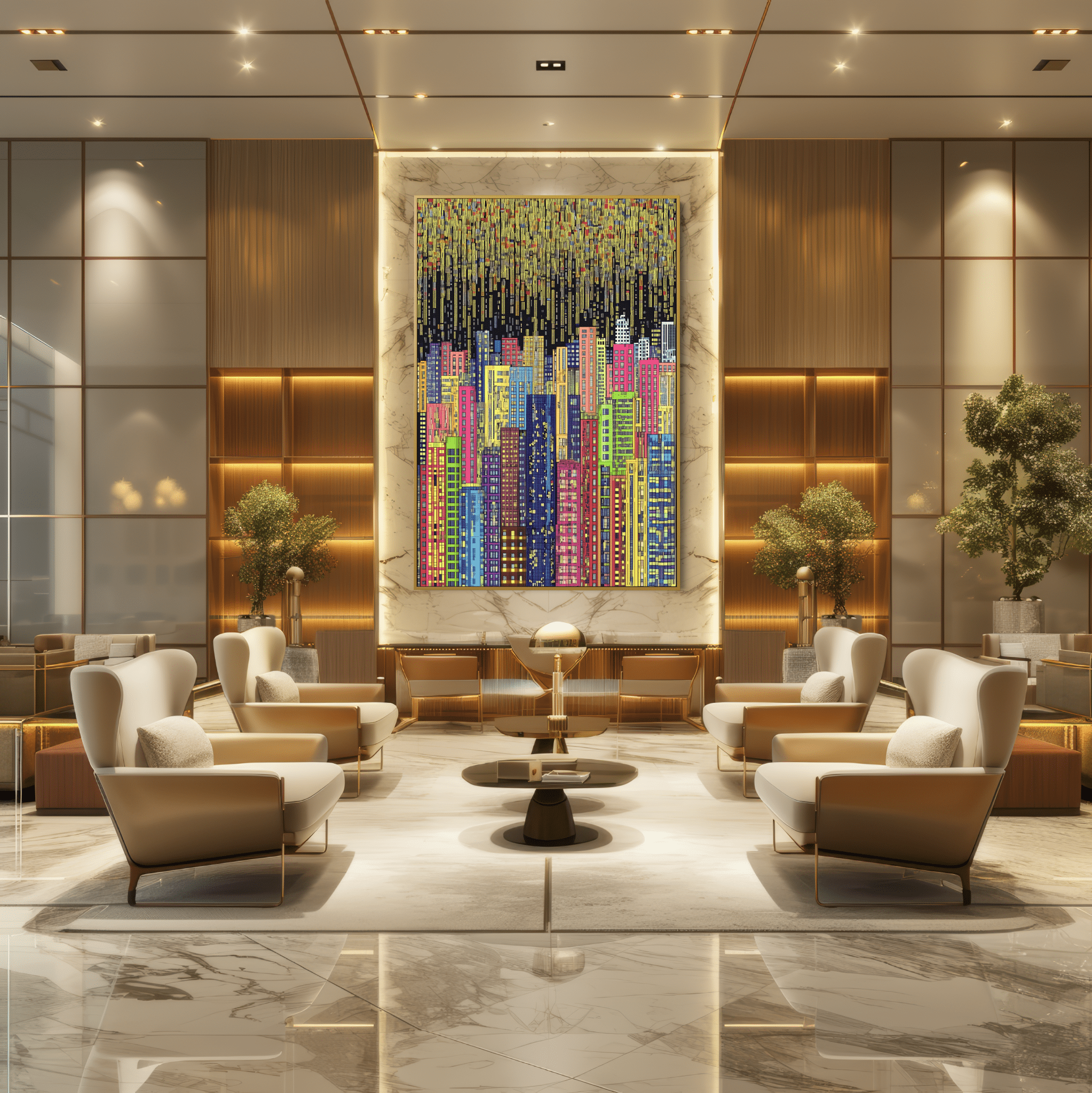 Rainfall of Signals UA - 1349 - Unique Aesthetics