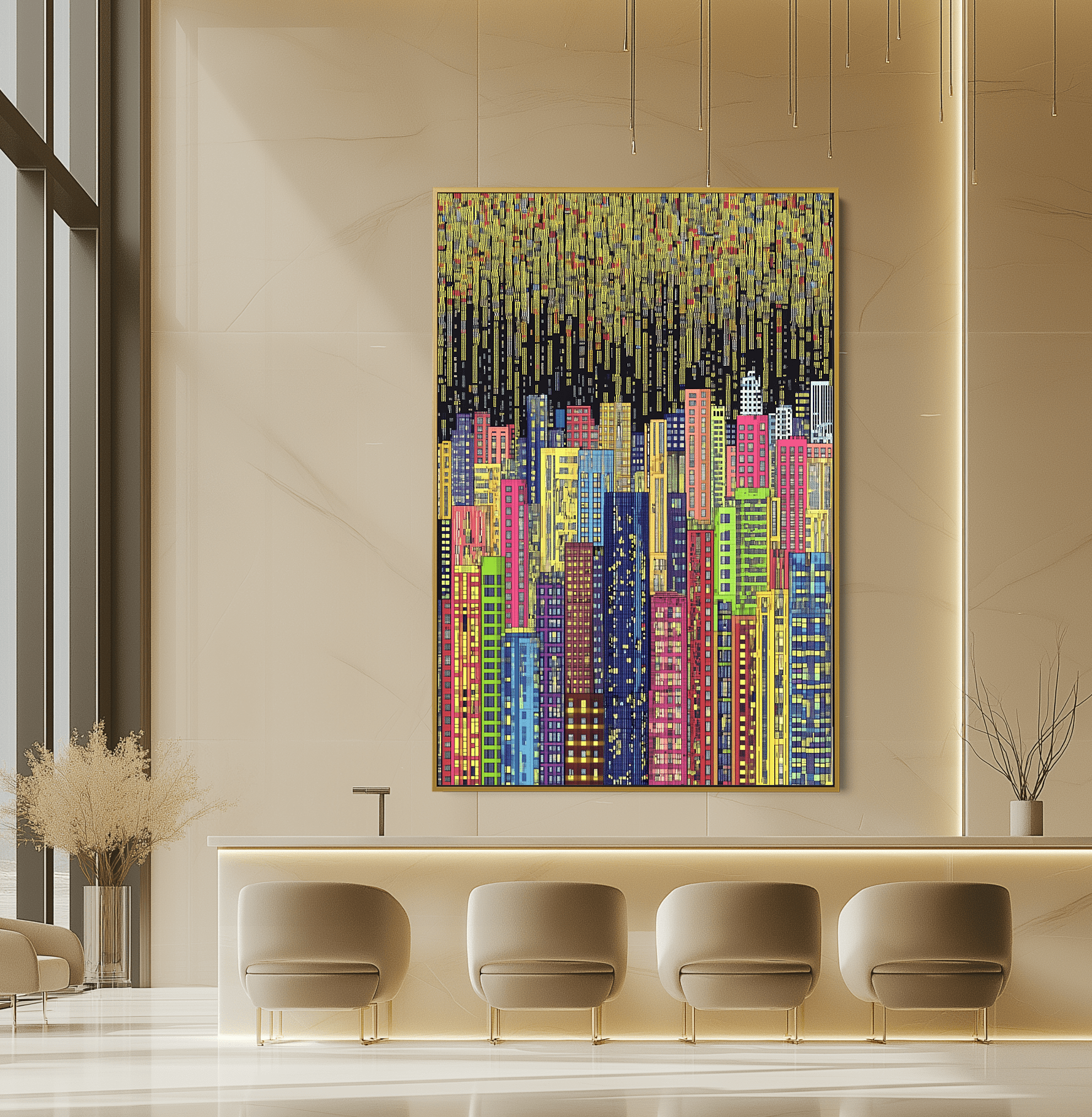 Rainfall of Signals UA - 1349 - Unique Aesthetics