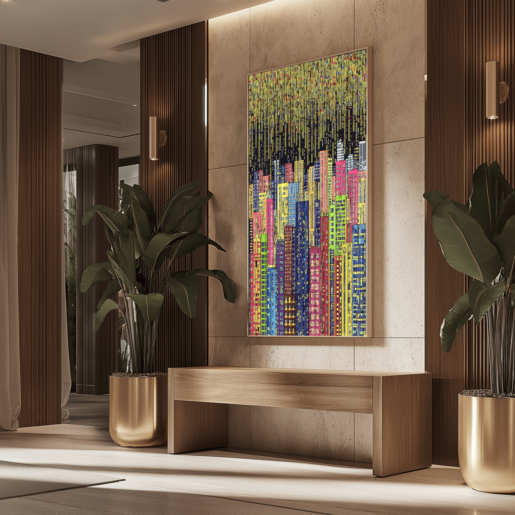 Rainfall of Signals UA - 1349 - Unique Aesthetics