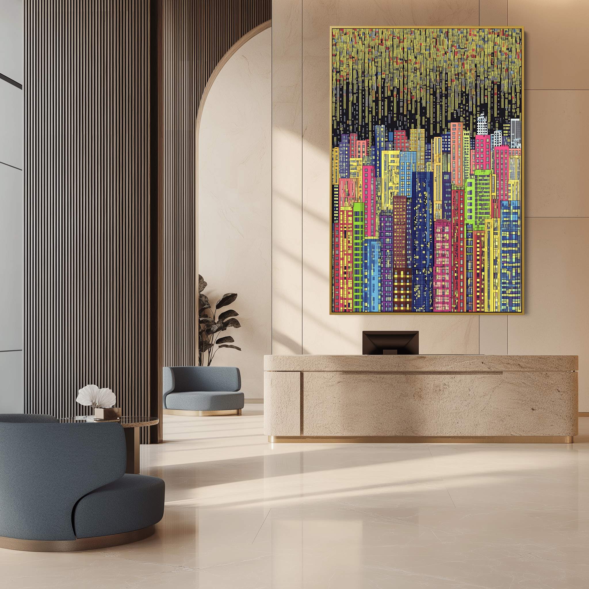 Rainfall of Signals UA - 1349 - Unique Aesthetics