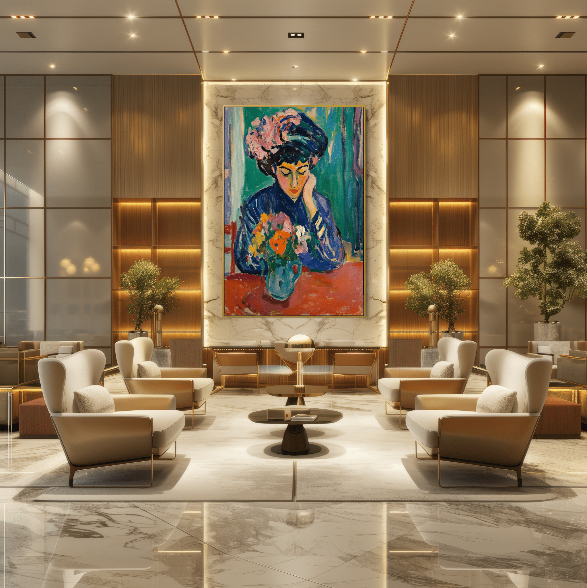 Reflections in Blue UA - 278 - Unique Aesthetics