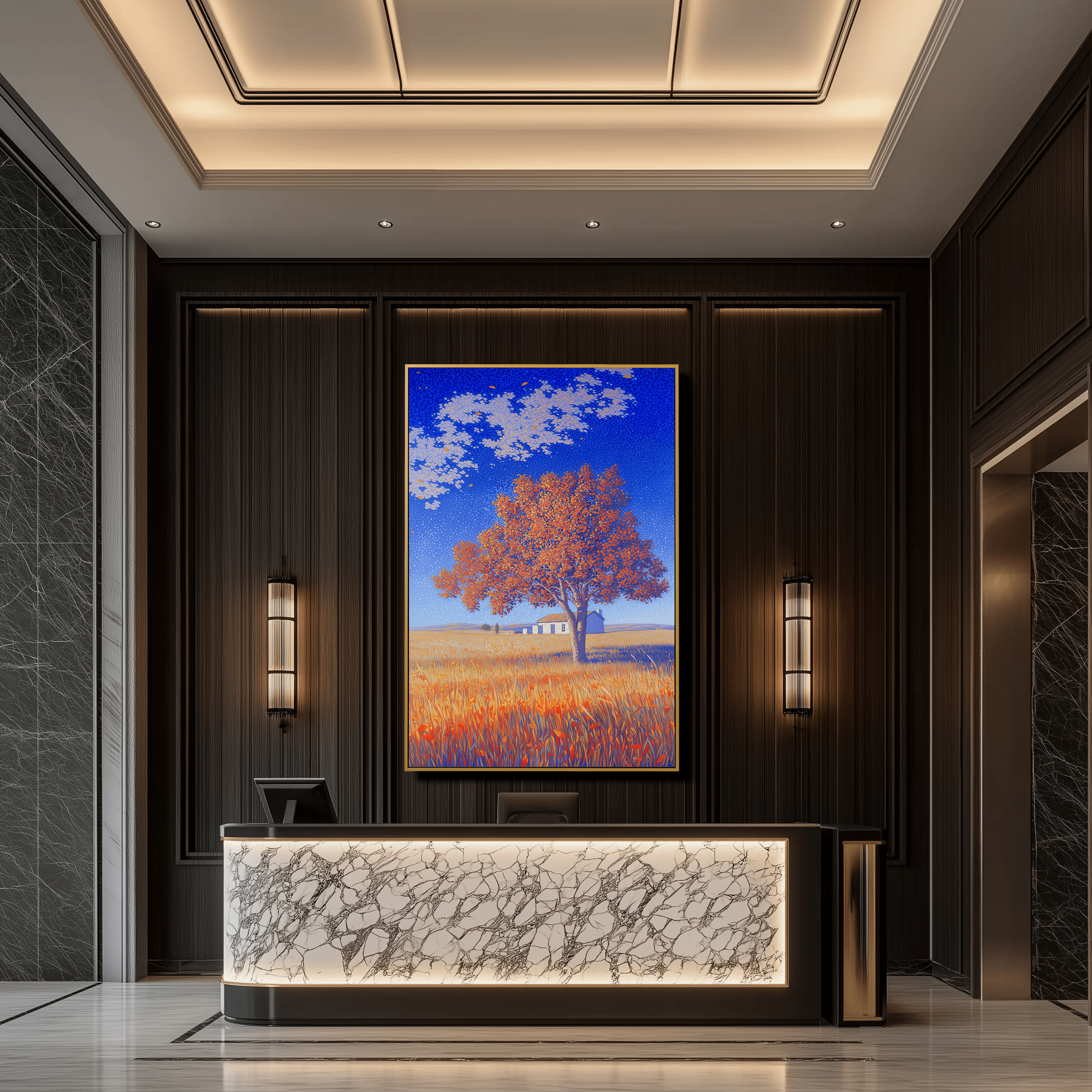 Saffron Stillness UA - 674 - Unique Aesthetics