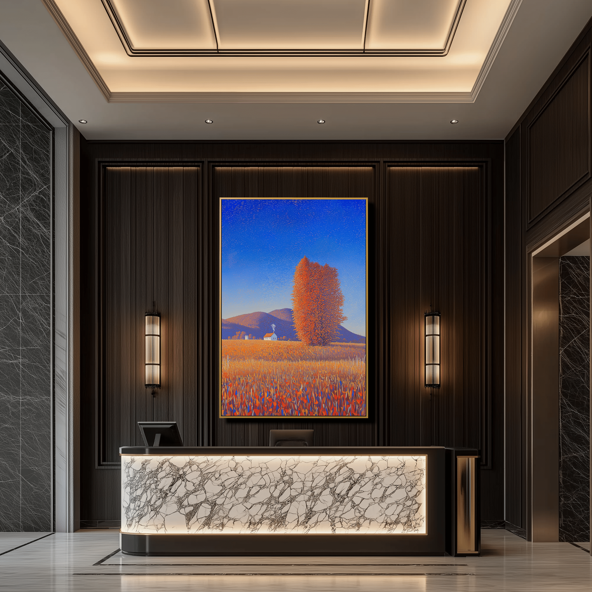 Saffron Stillness UA - 676 - Unique Aesthetics