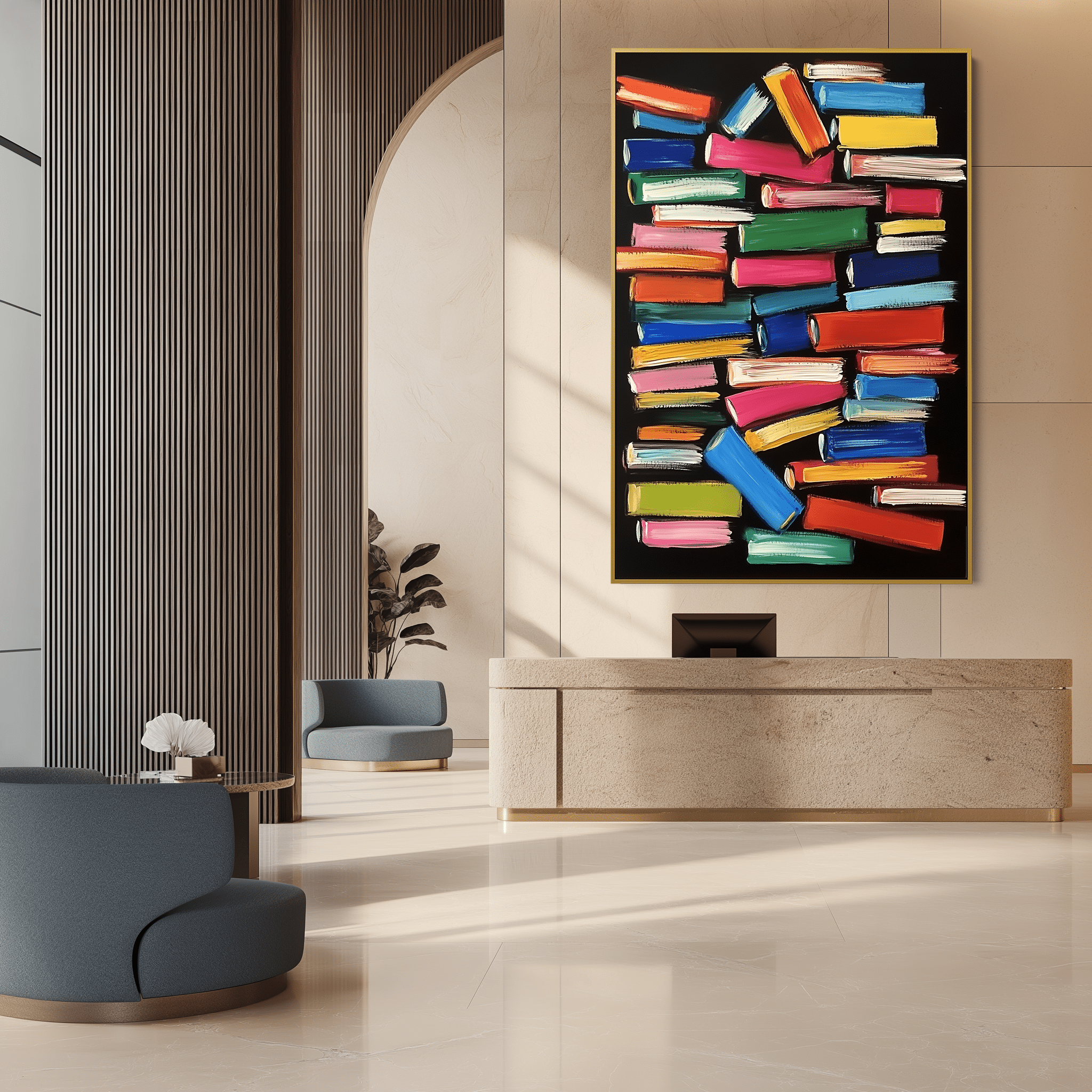 Shelved Like Fireworks UA - 1196 - Unique Aesthetics