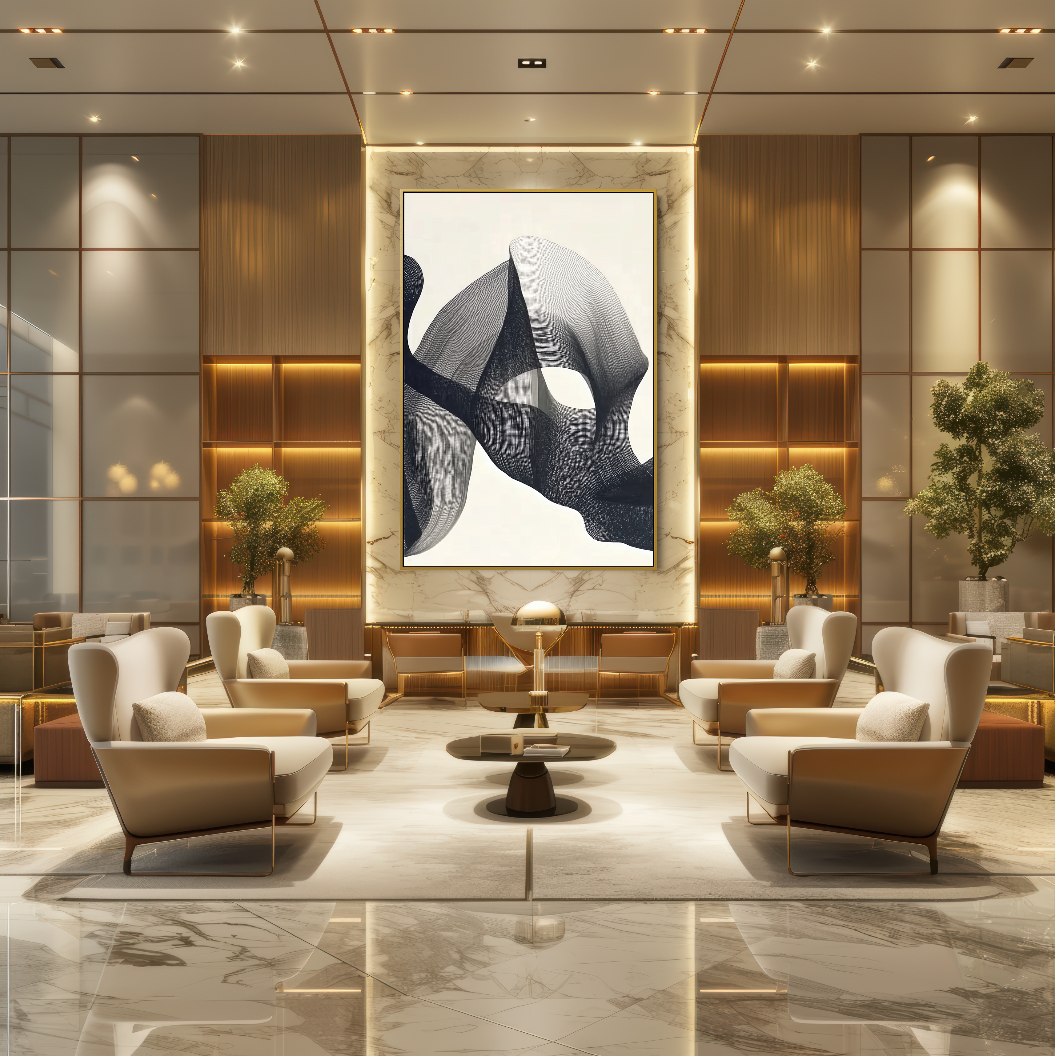 Contemporary Minimal Painting 1