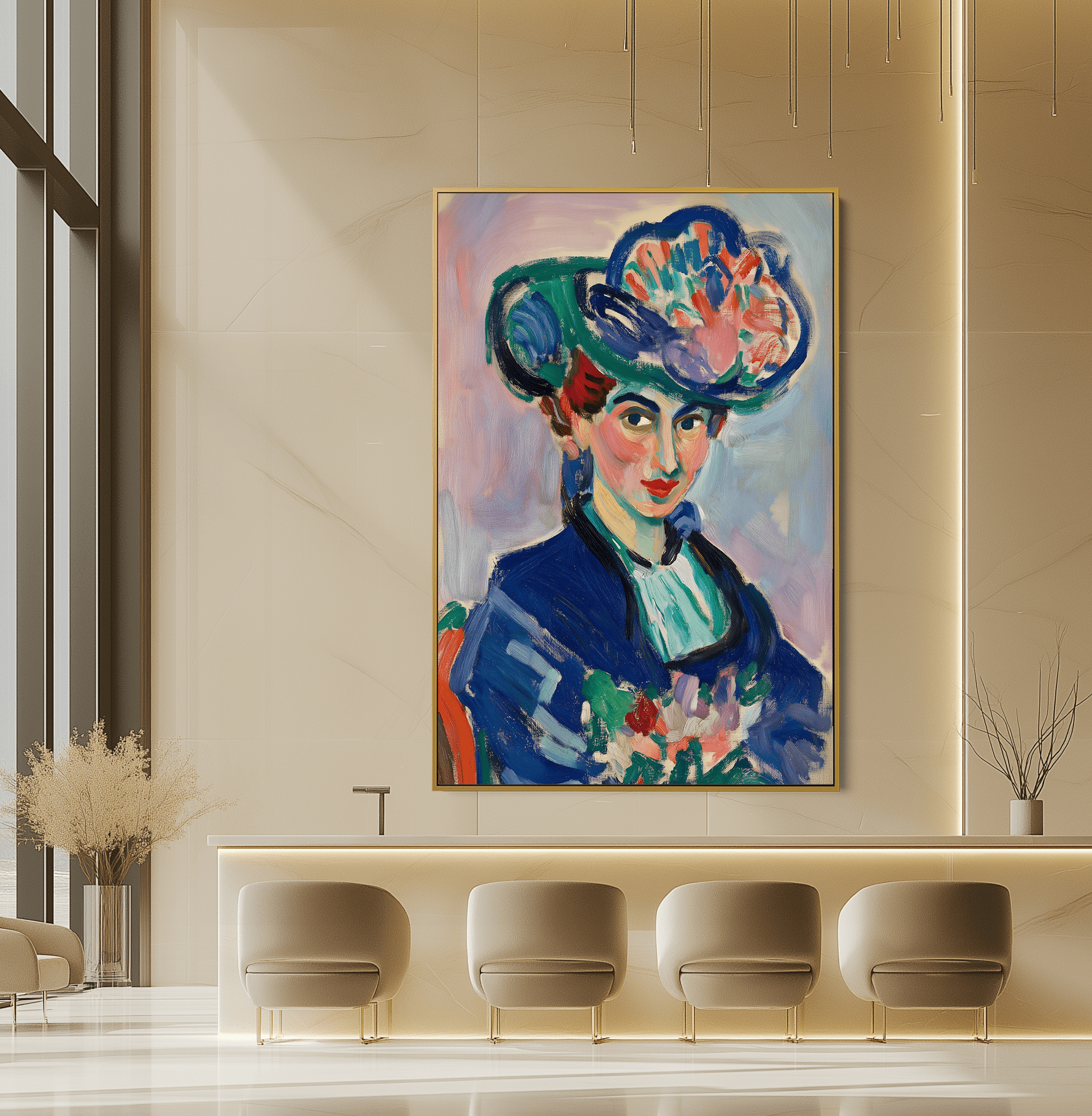 The Lady in Blue UA - 282 - Unique Aesthetics