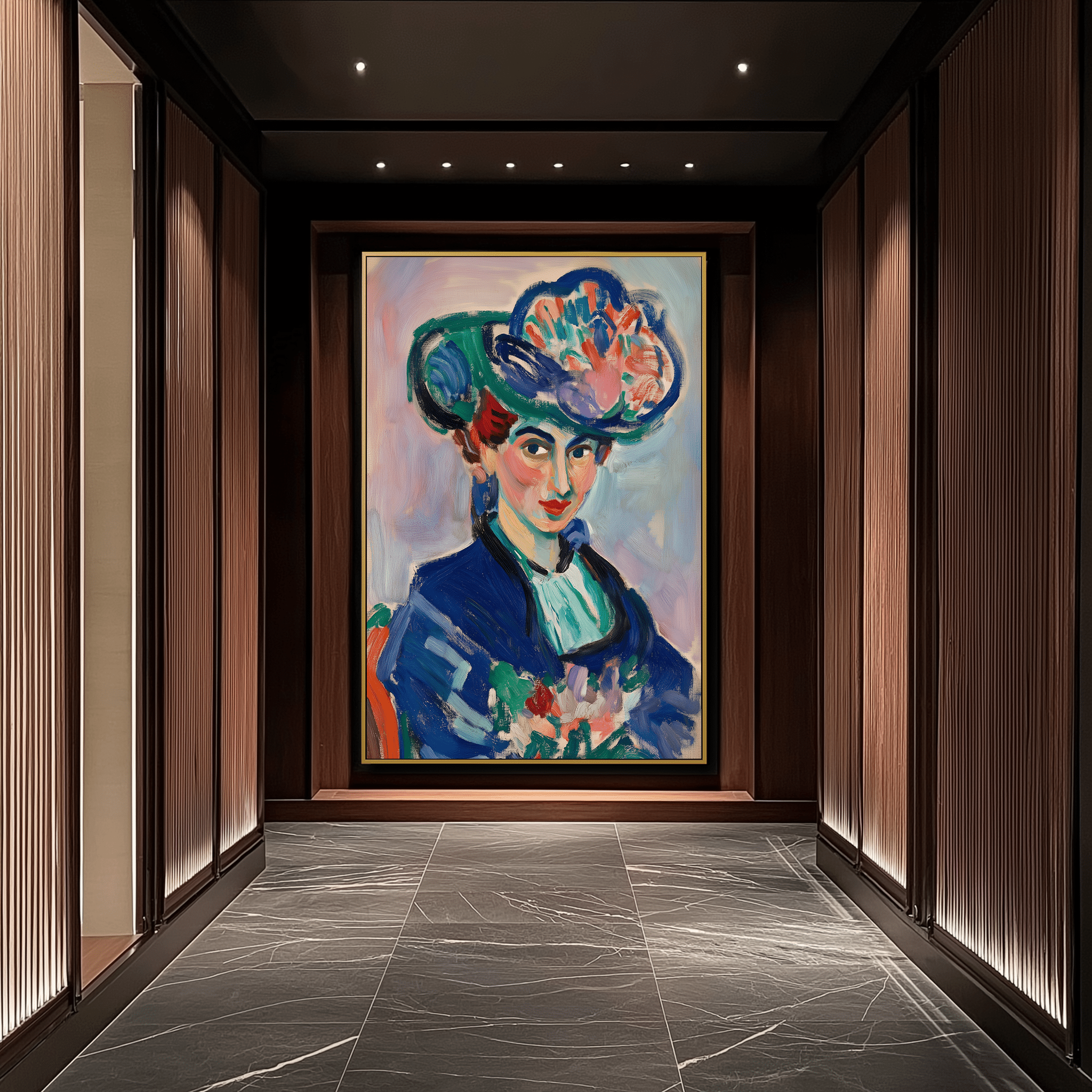 The Lady in Blue UA - 282 - Unique Aesthetics