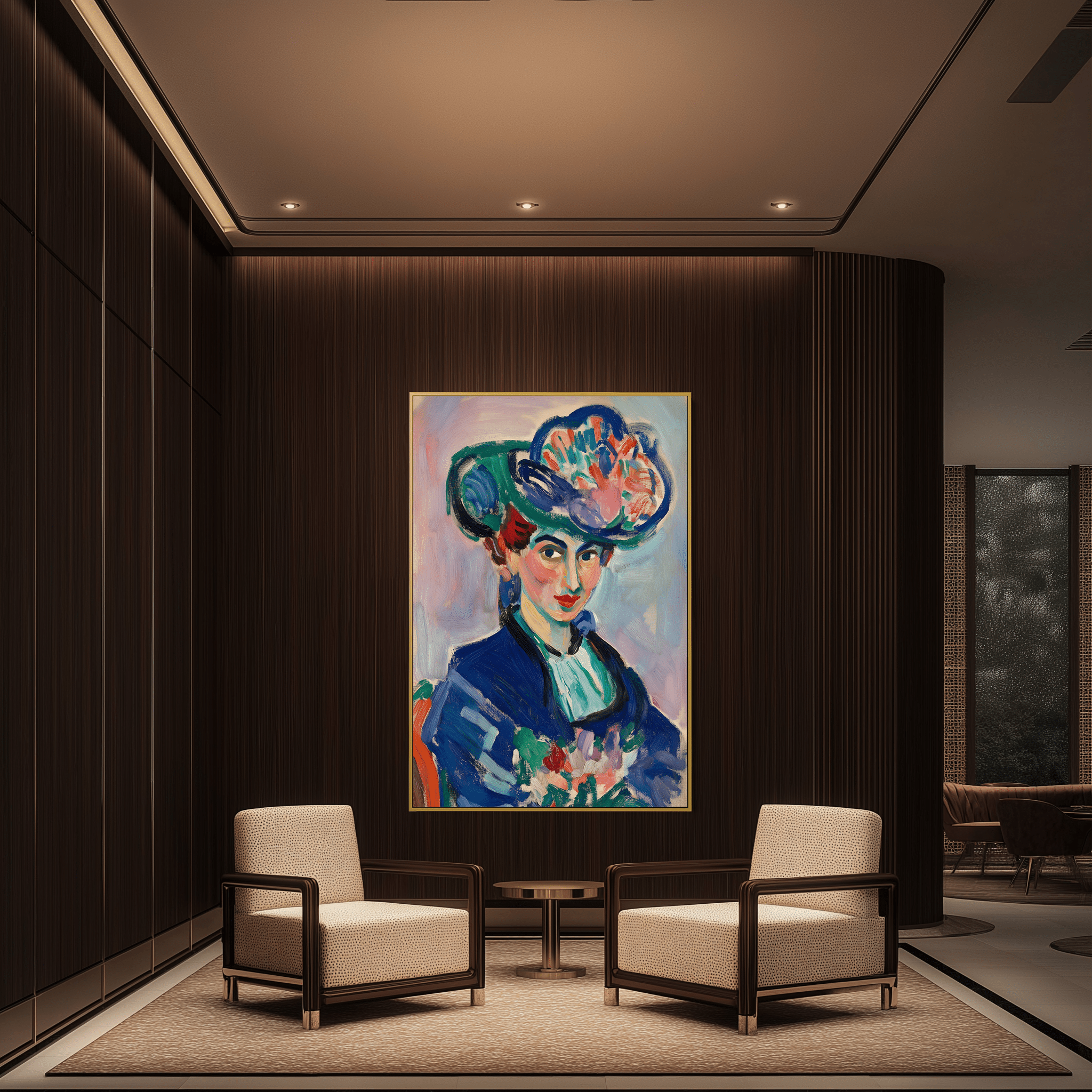 The Lady in Blue UA - 282 - Unique Aesthetics