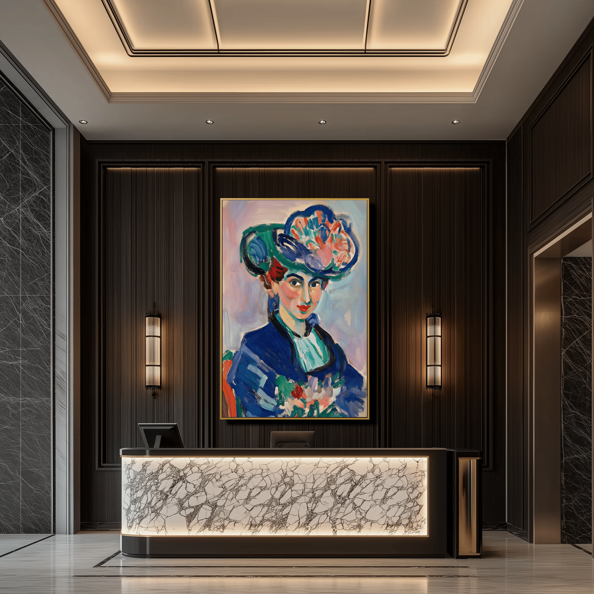 The Lady in Blue UA - 282 - Unique Aesthetics