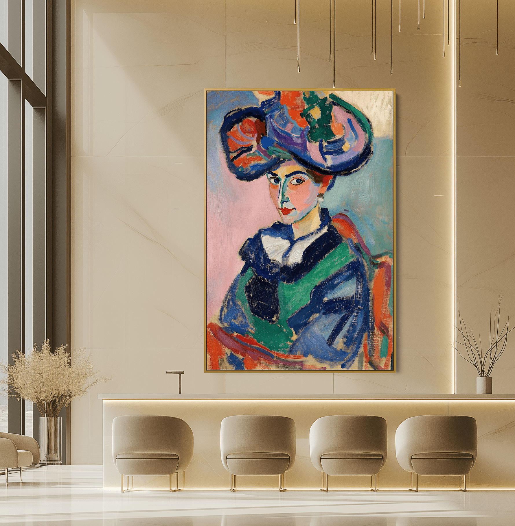 The Lady in Blue UA - 283 - Unique Aesthetics