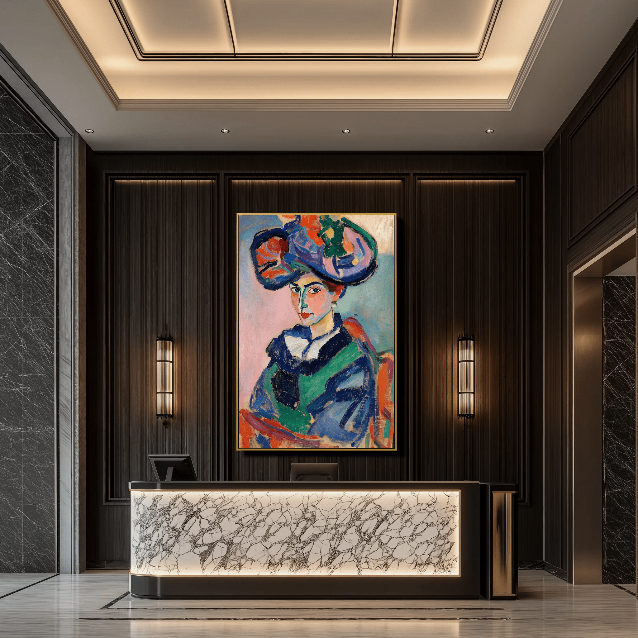 The Lady in Blue UA - 283 - Unique Aesthetics