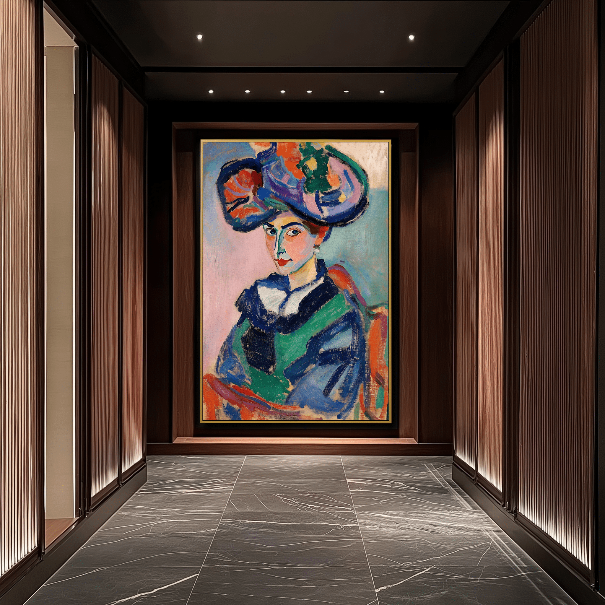 The Lady in Blue UA - 283 - Unique Aesthetics