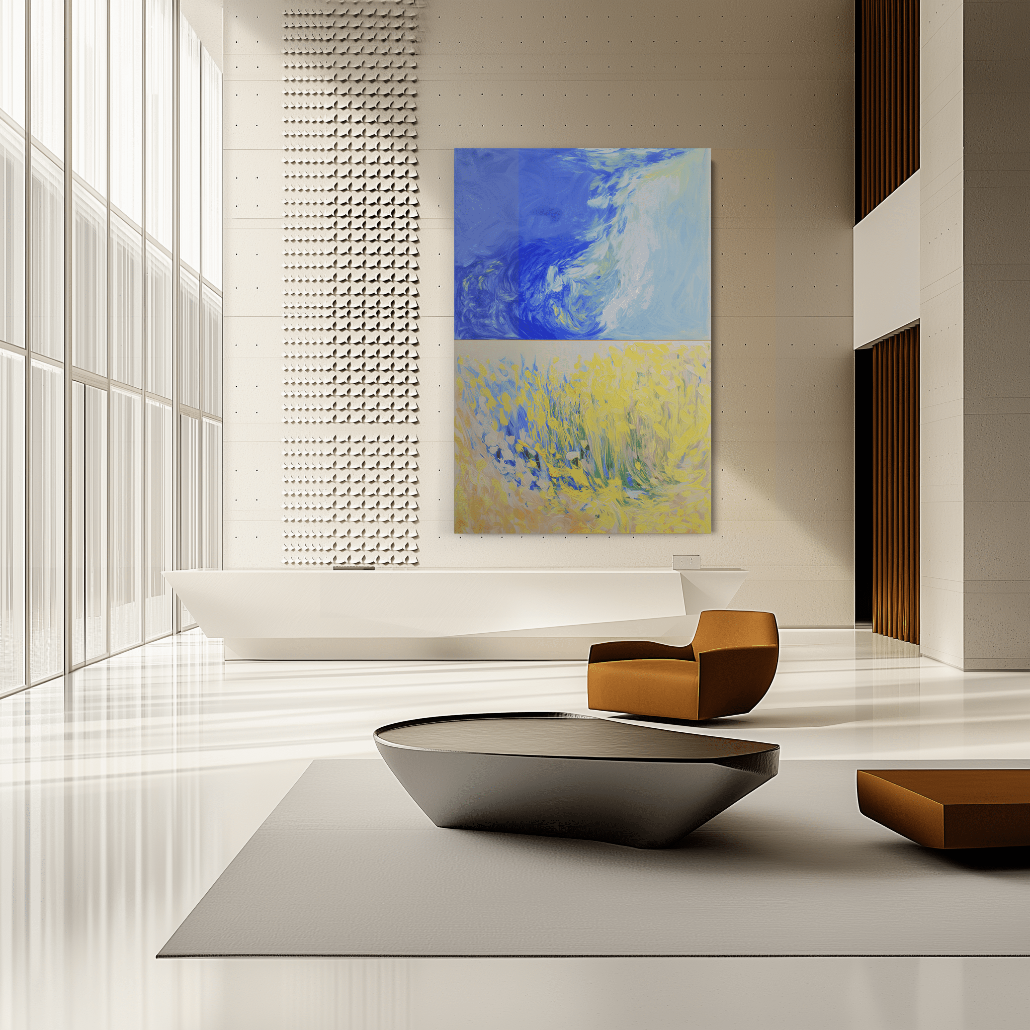 Waves Meet the Meadow UA - 1302 - Unique Aesthetics